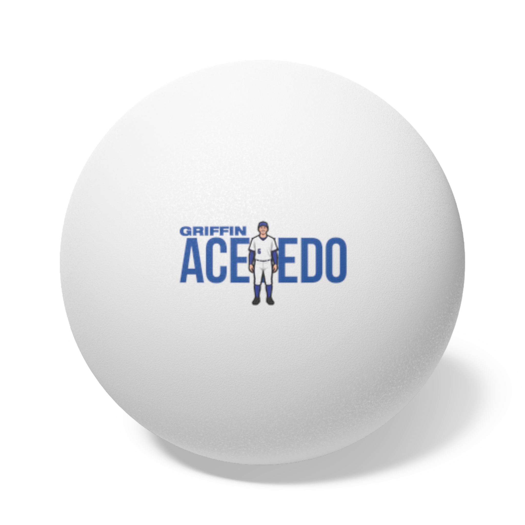 Ping Pong Balls, 6 pcs — character_player_name in White