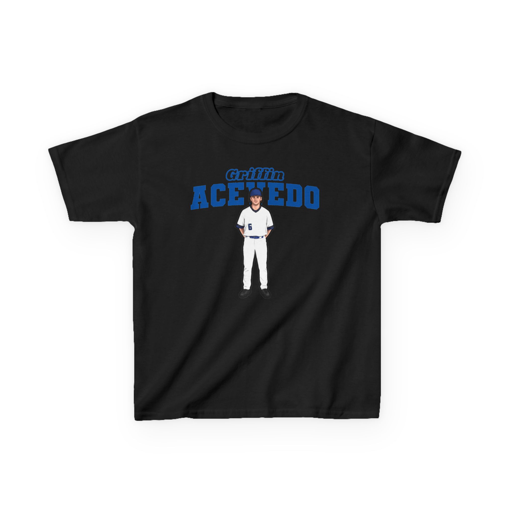 Youth Tee — character_name_arch in Black