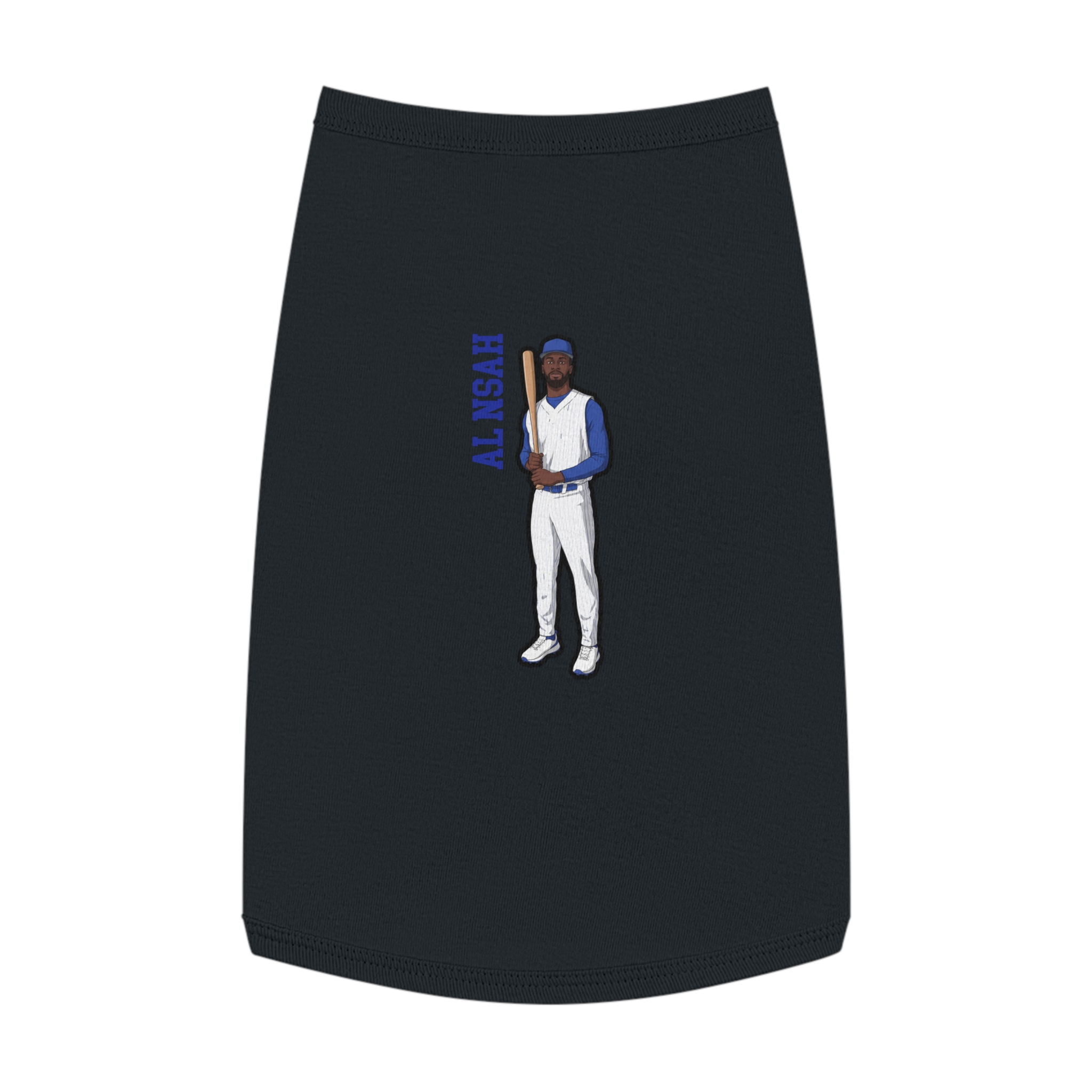 Pet Tank Top — character_name_vertical in White