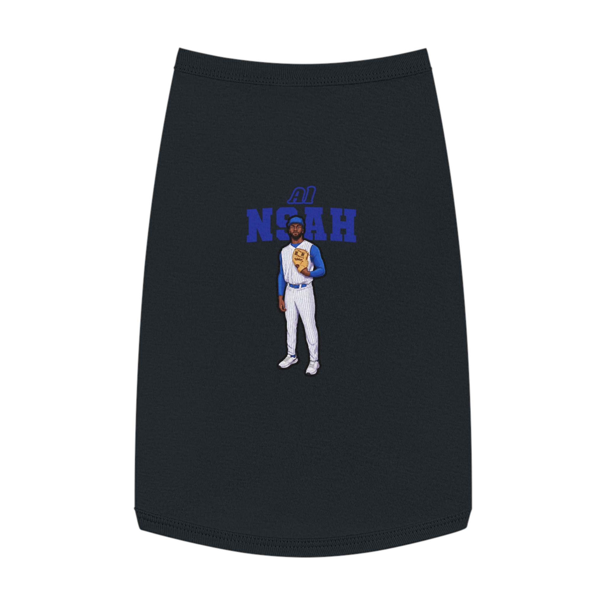 Pet Tank Top — character_name_arch in Black