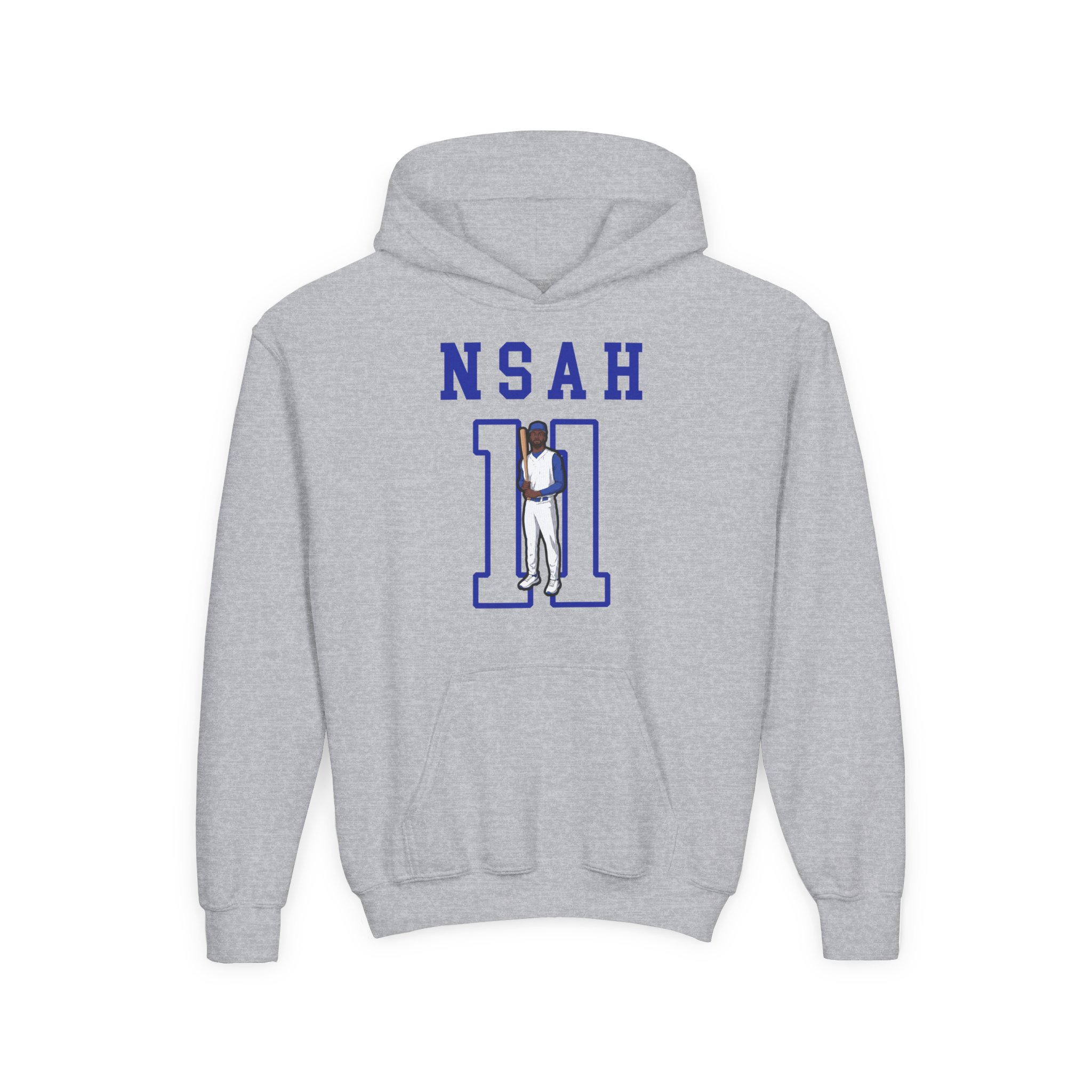 Youth Hoodie — character_shirsey in Grey
