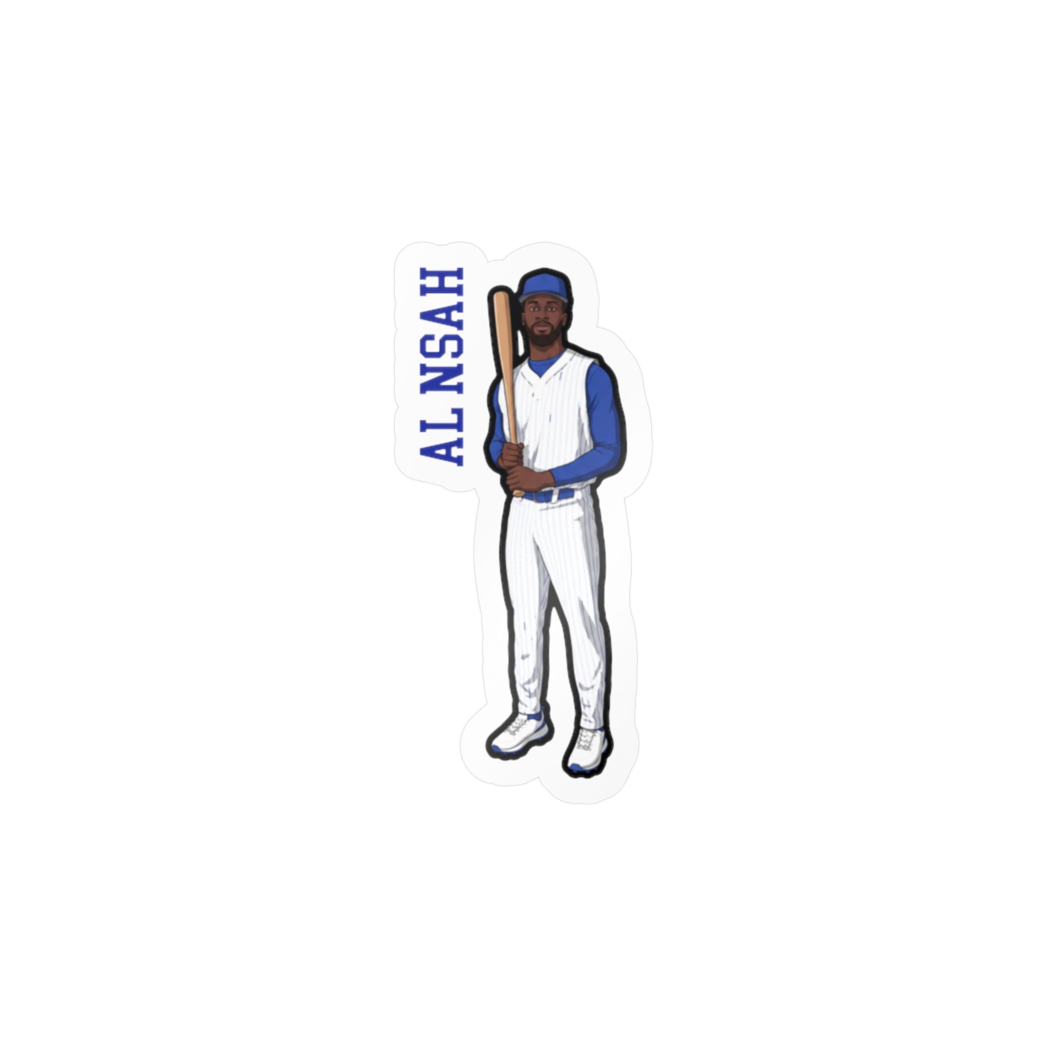 Vinyl Sticker — character_name_vertical in Classic