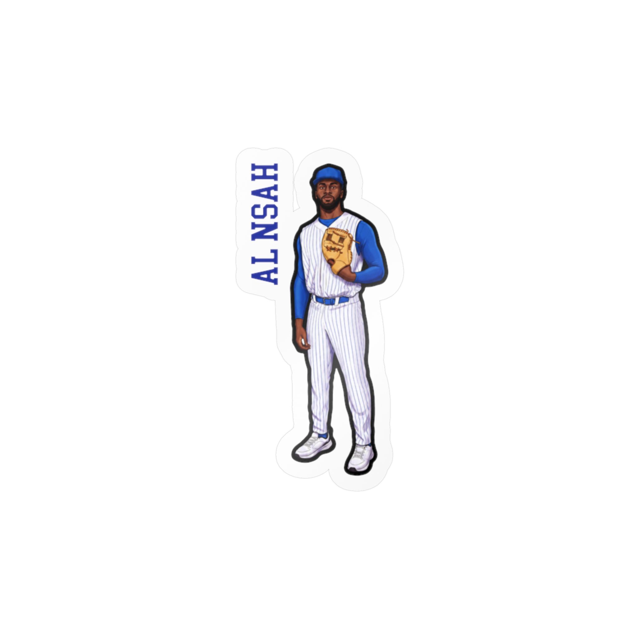 Vinyl Sticker — character_name_vertical in Classic