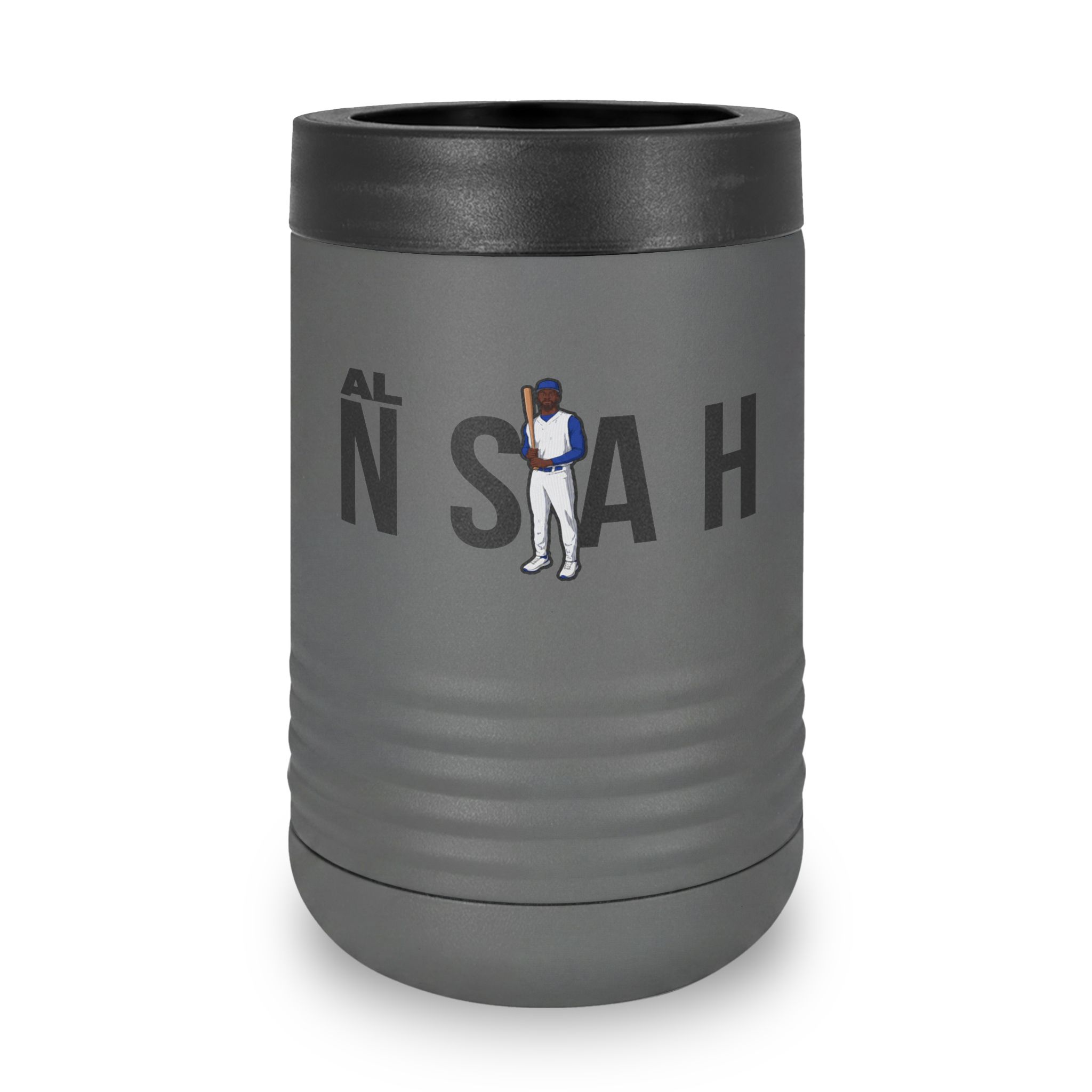 Stainless Can Cooler — character_player_name in Grey