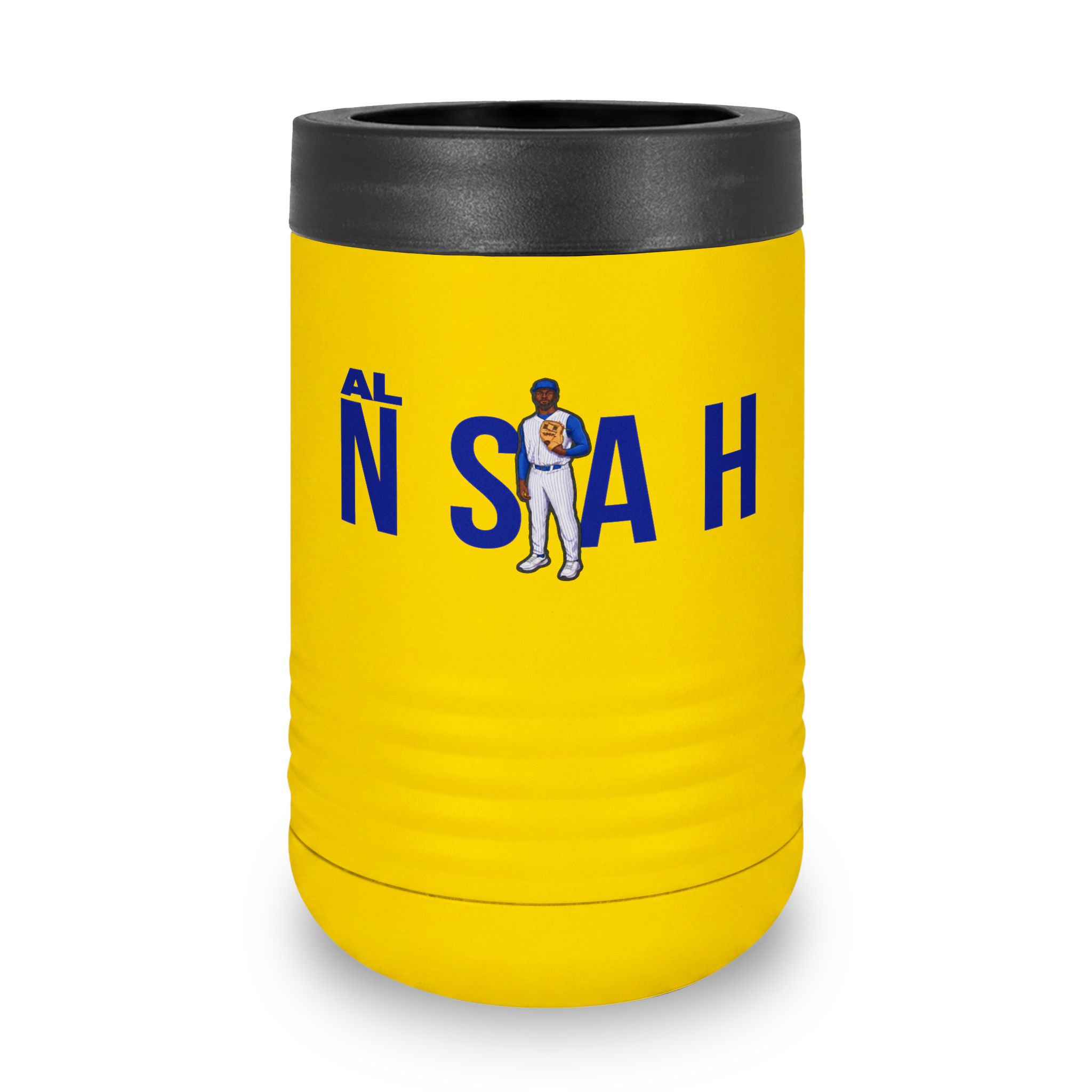 Stainless Can Cooler — character_player_name in Yellow