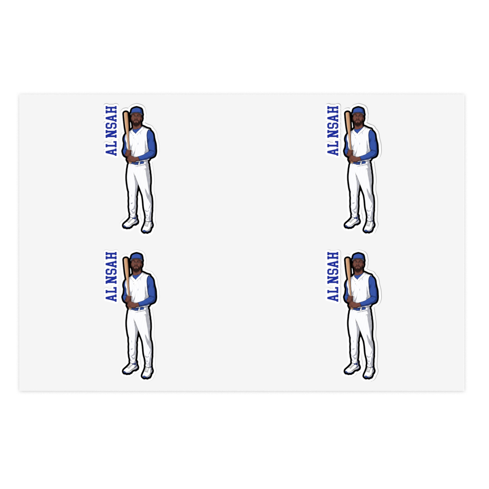 Sticker Sheet — character_name_vertical in Classic