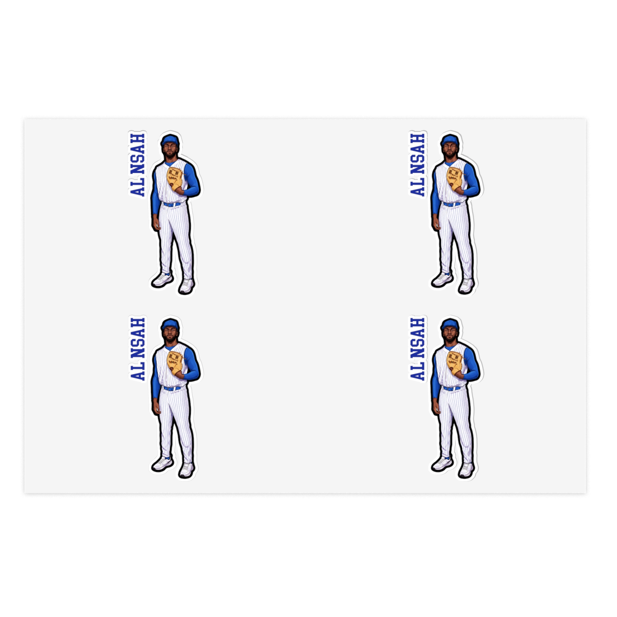Sticker Sheet — character_name_vertical in Classic
