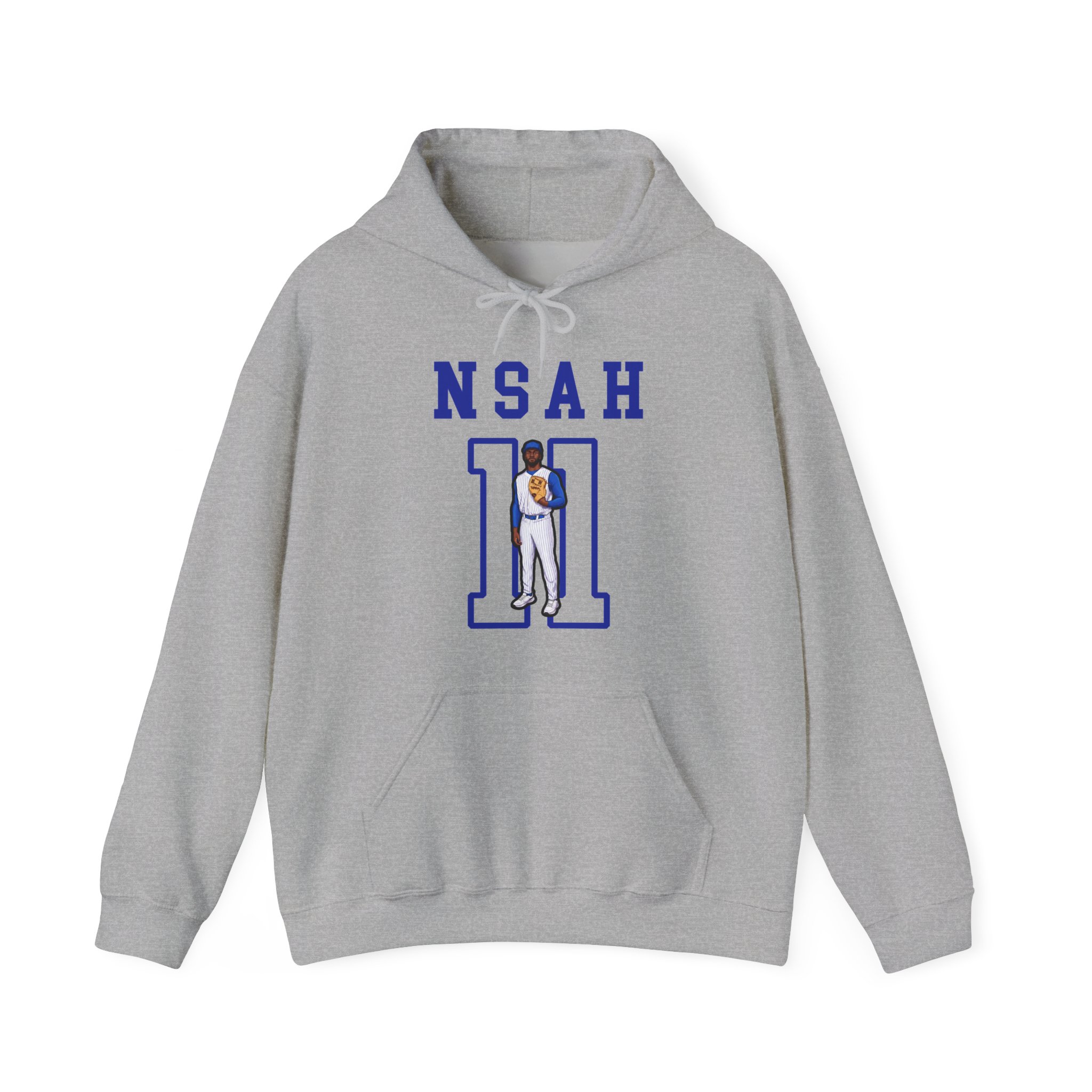 Hoodie — character_shirsey in Grey