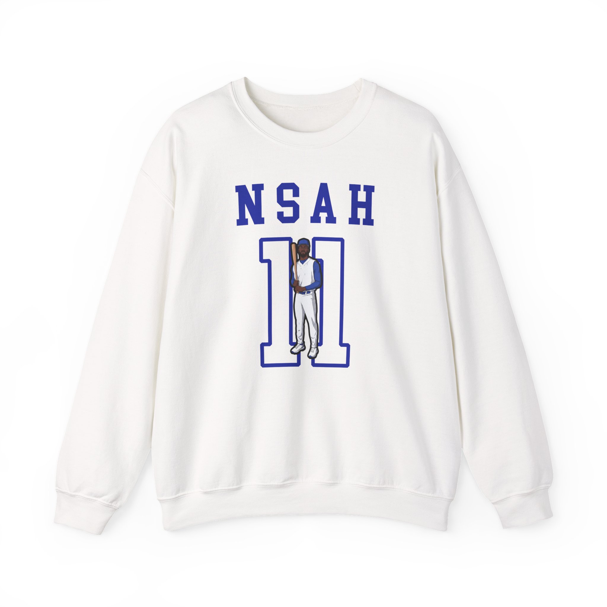 Crewneck Sweatshirt — character_shirsey in White