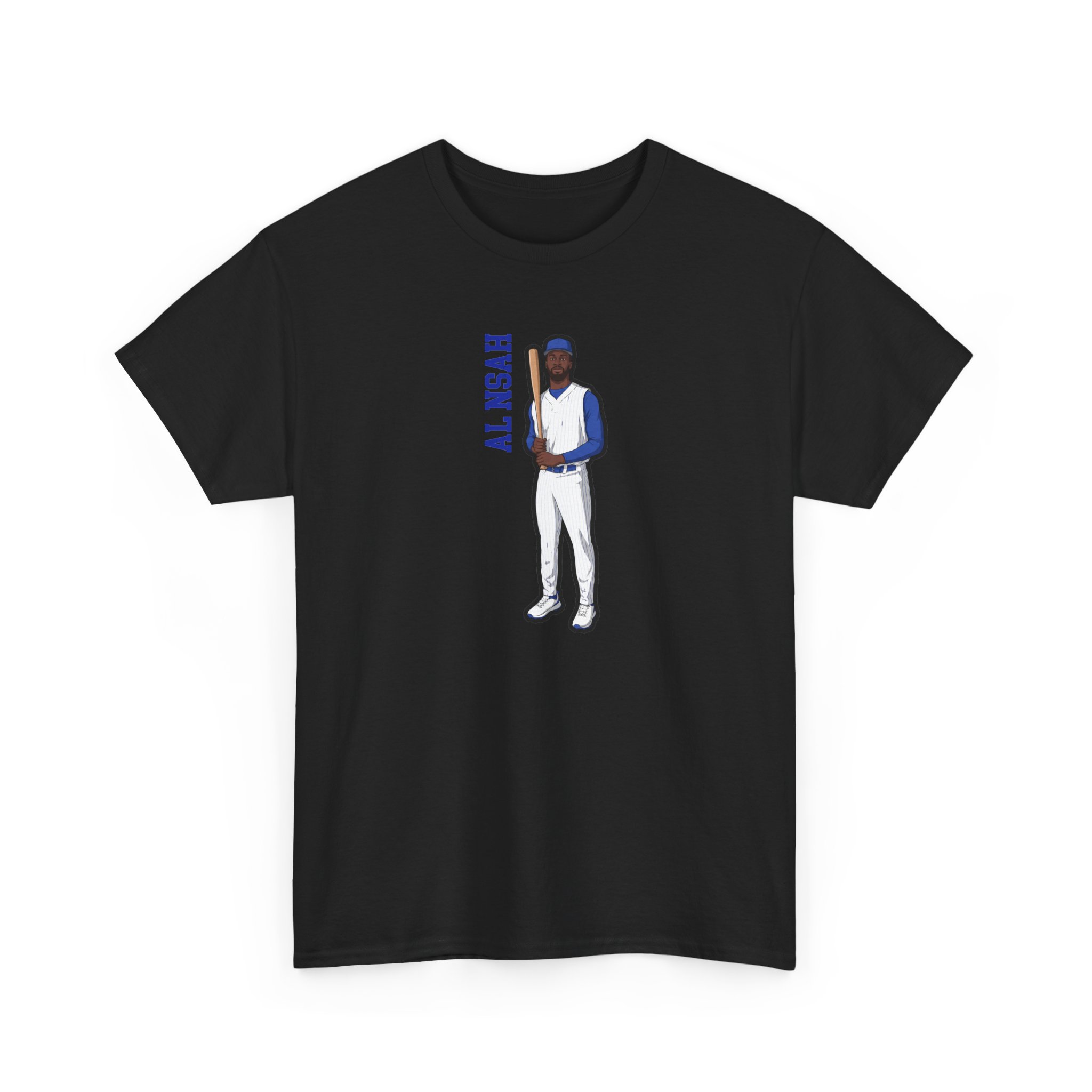 Tee — character_name_vertical in Black