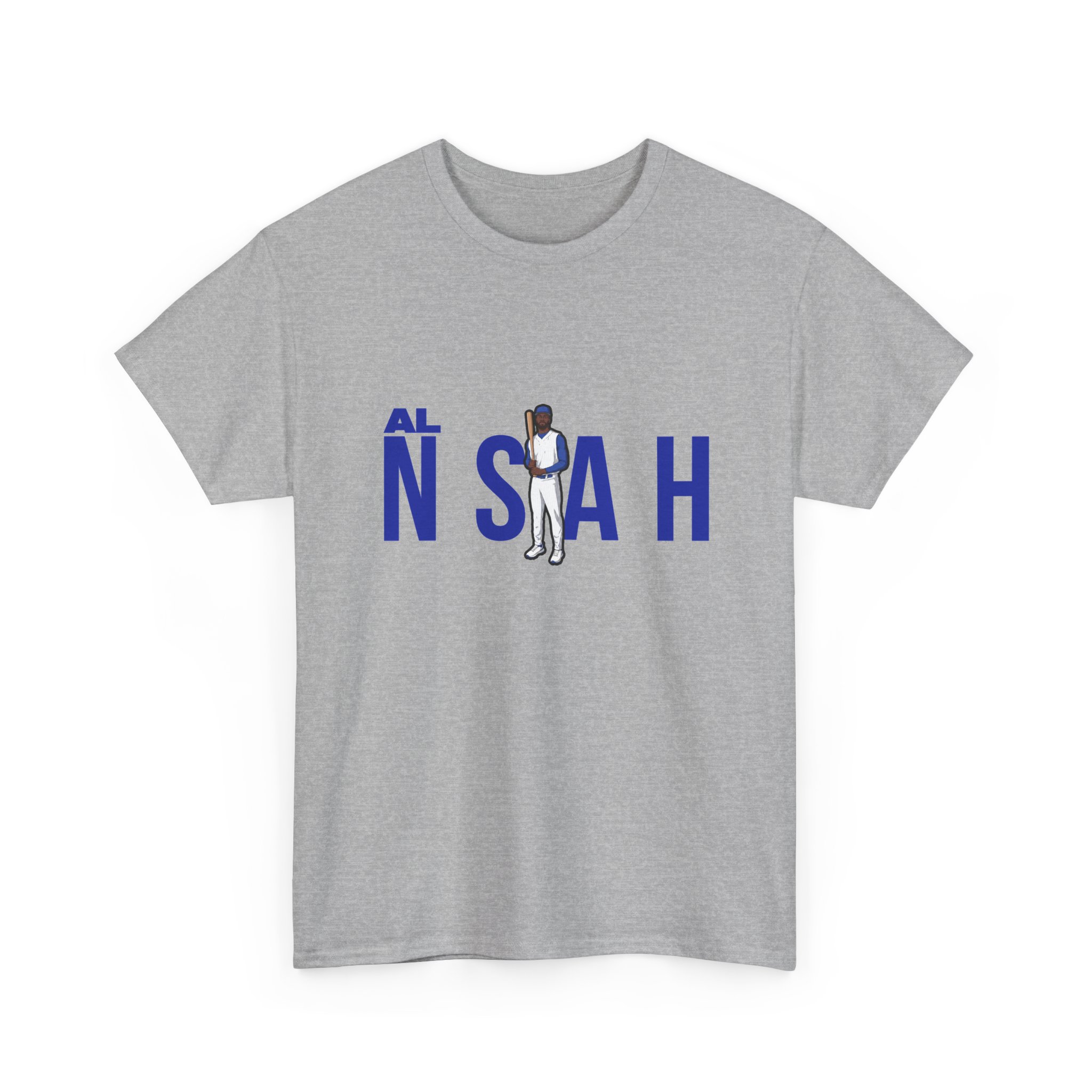 Tee — character_player_name in Grey