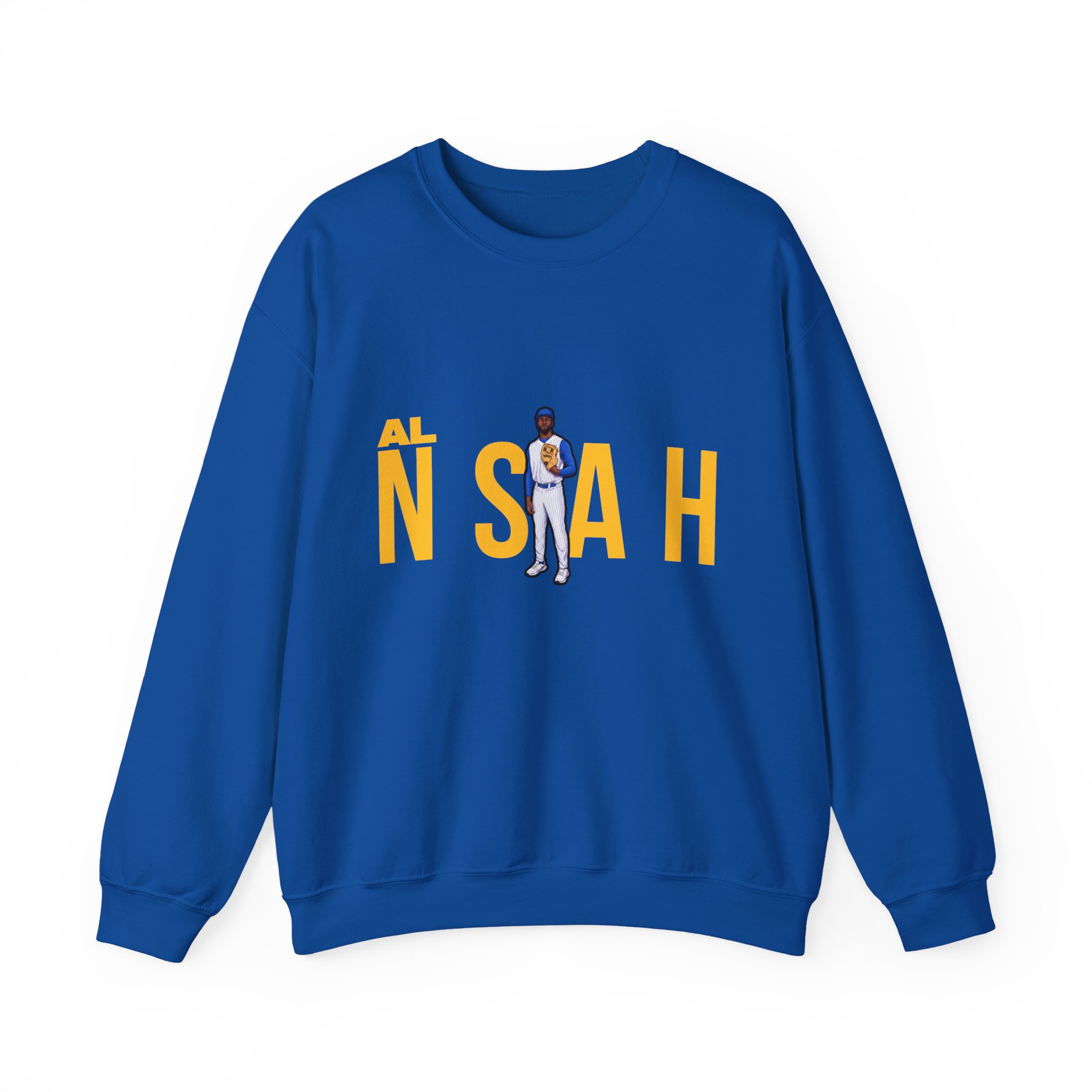 Crewneck Sweatshirt — character_player_name in Royal