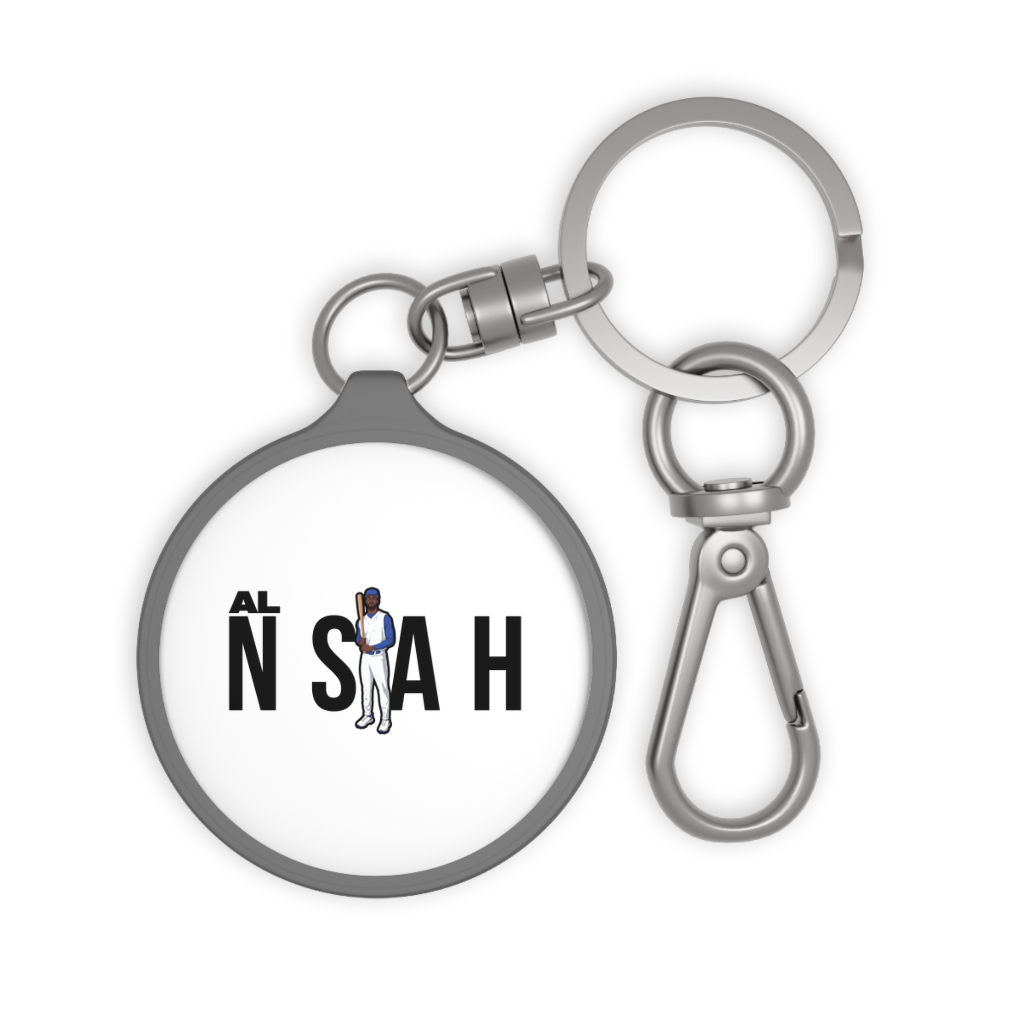 Keychain — character_player_name in Grey