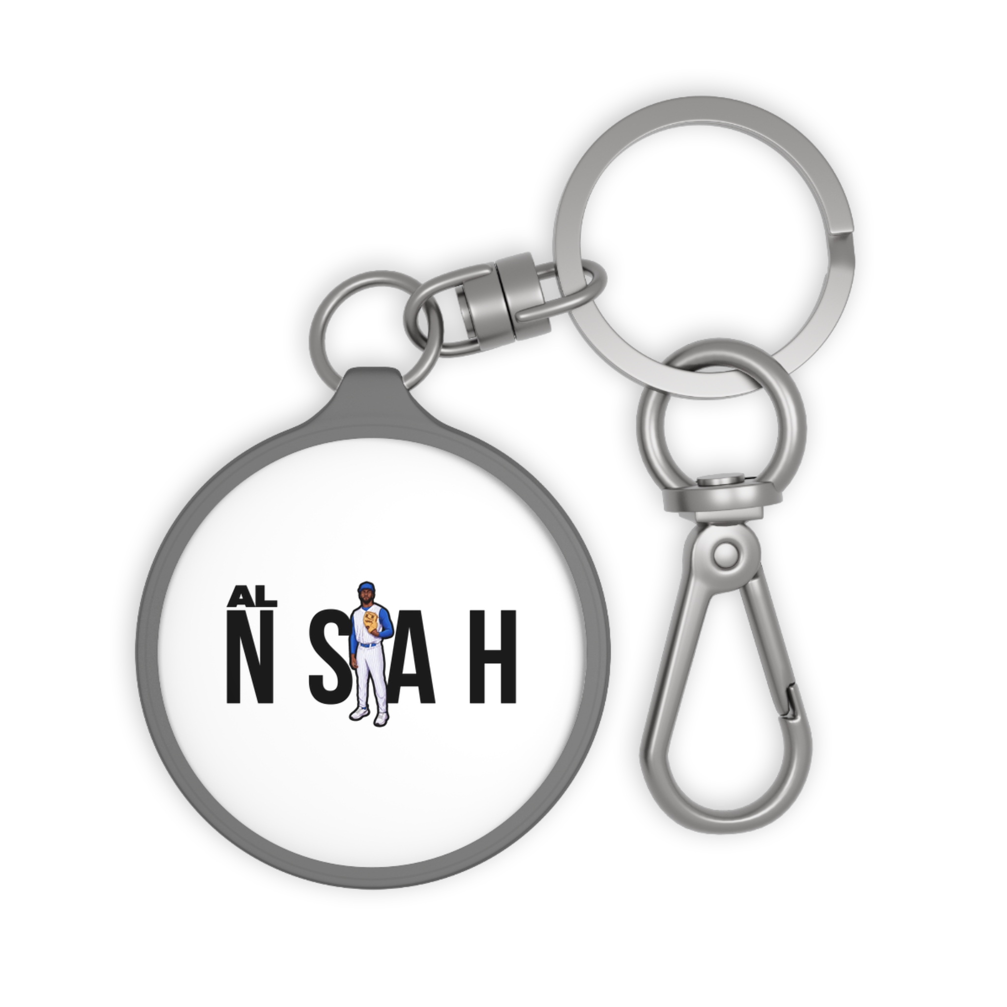 Keychain — character_player_name in Grey