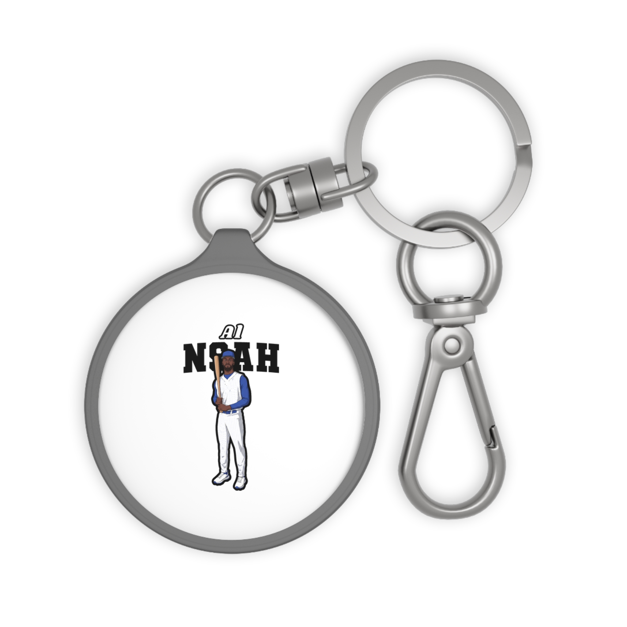 Keychain — character_name_arch in Grey