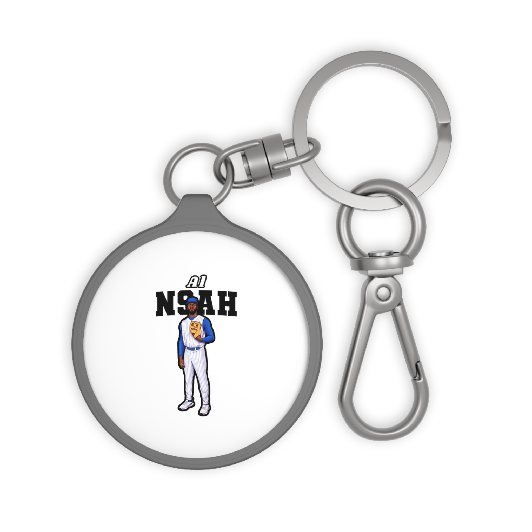 Keychain — character_name_arch in Grey