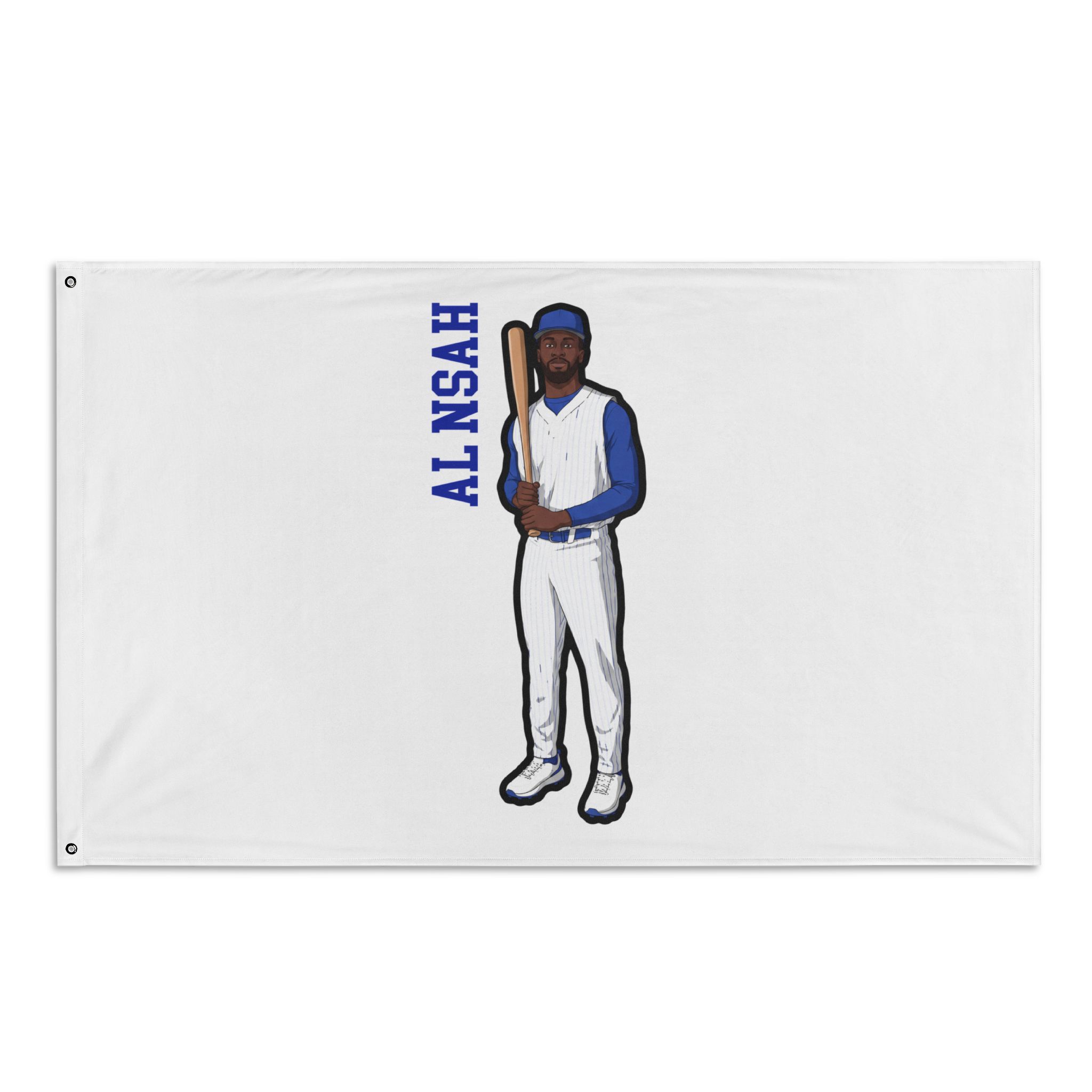 Flag (35 × 56 in) — character_name_vertical in Classic