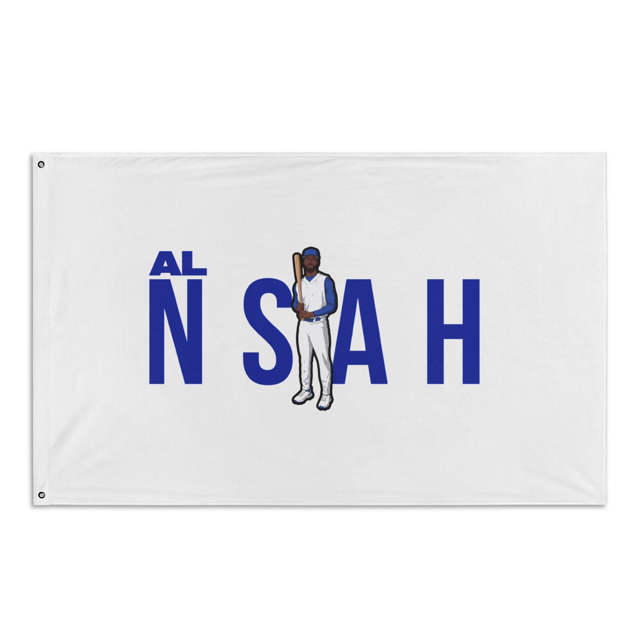 Flag (35 × 56 in) — character_player_name in Classic