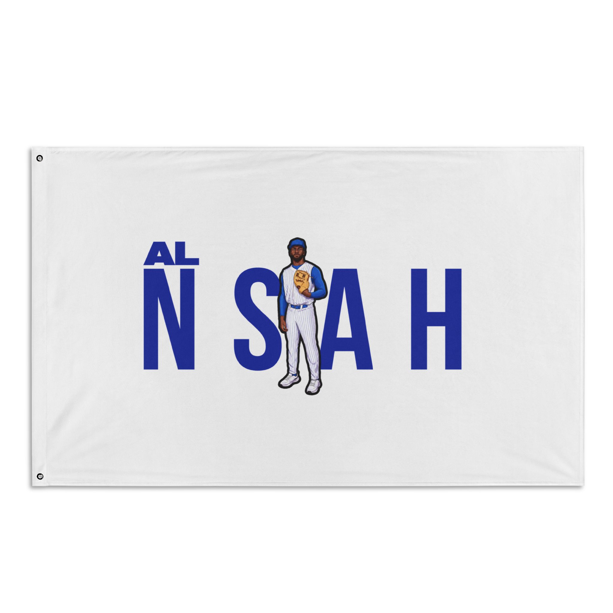 Flag (35 × 56 in) — character_player_name in Classic