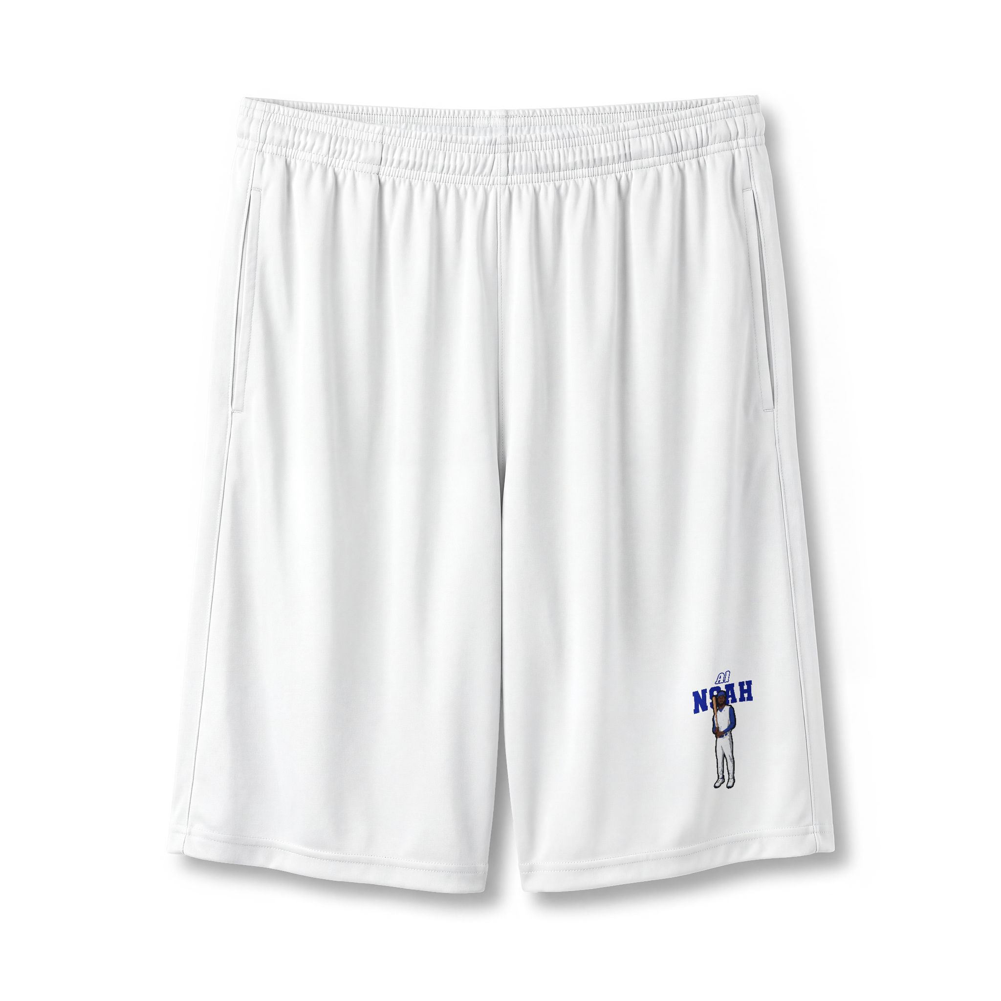 Shorts — character_name_arch in White