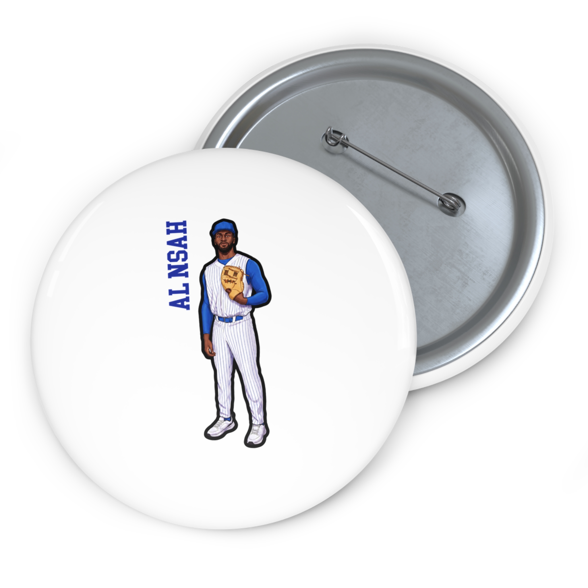 Game Day Pin — character_name_vertical in Classic