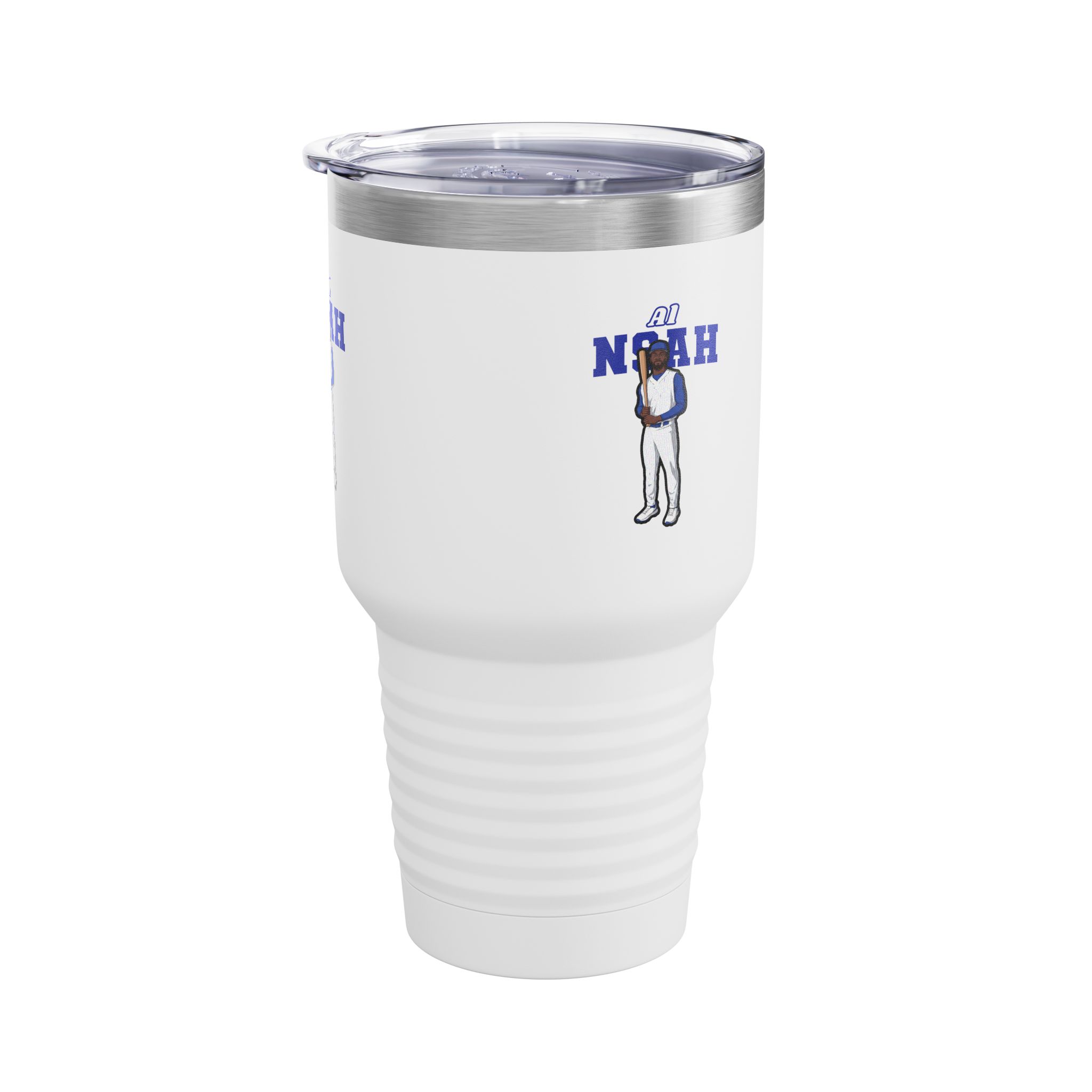 30oz Tumbler — character_name_arch in White