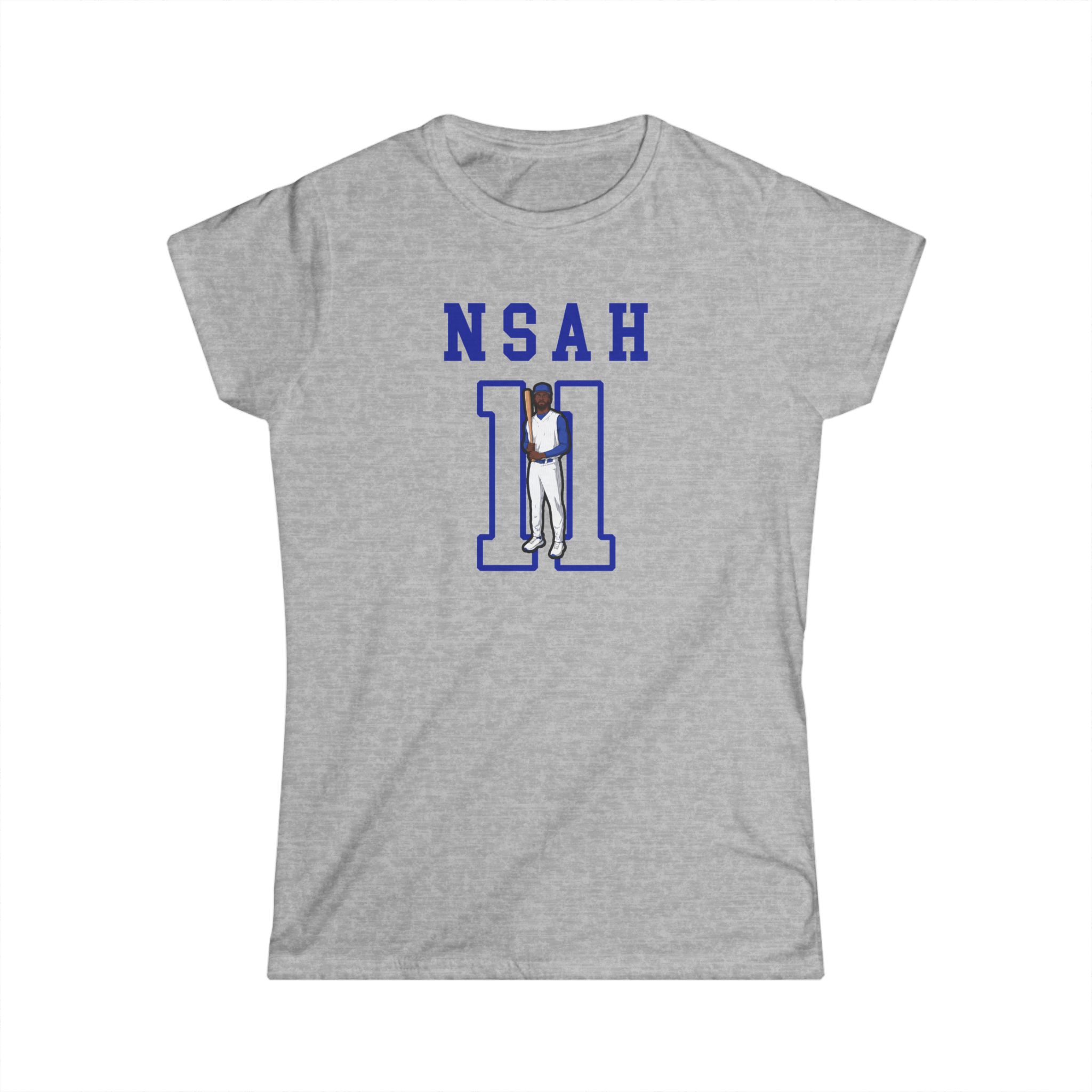 Women's Softstyle Tee — character_shirsey in Grey