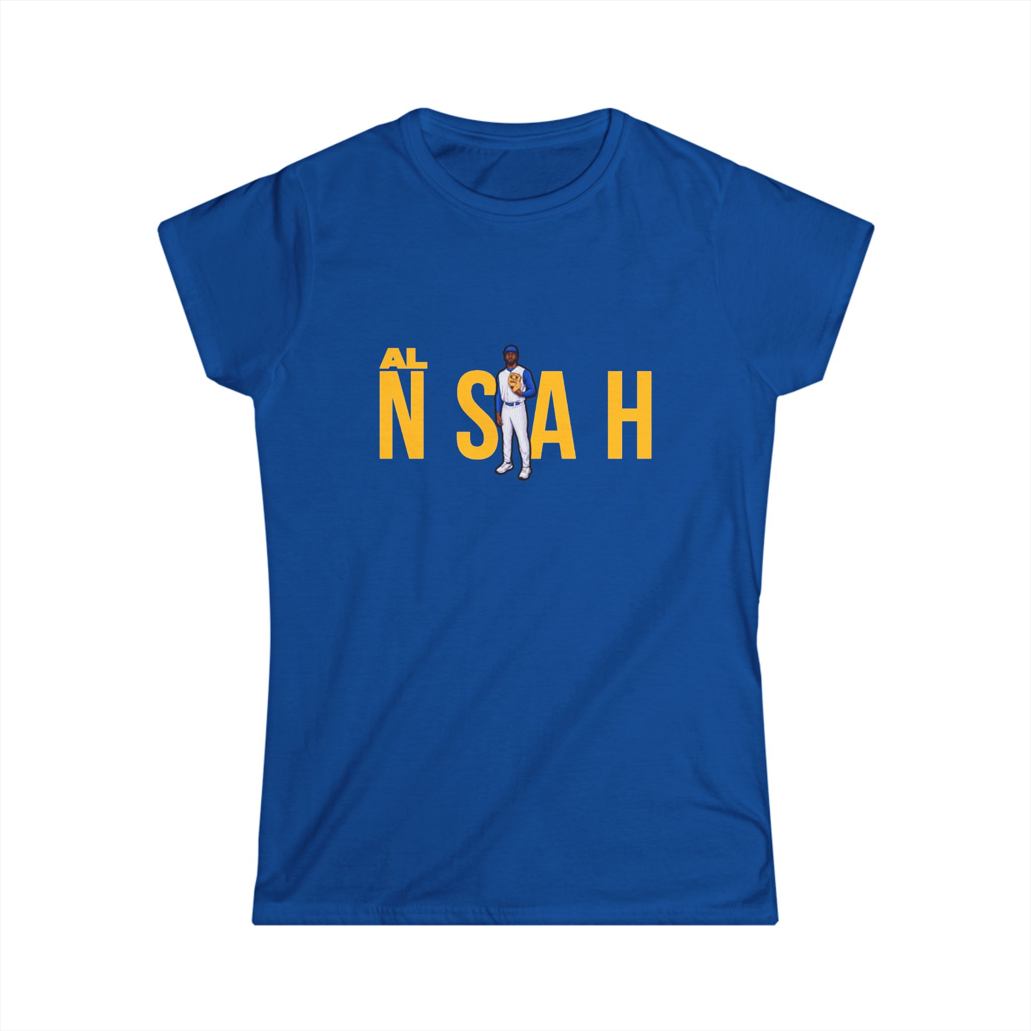 Women's Softstyle Tee — character_player_name in Royal