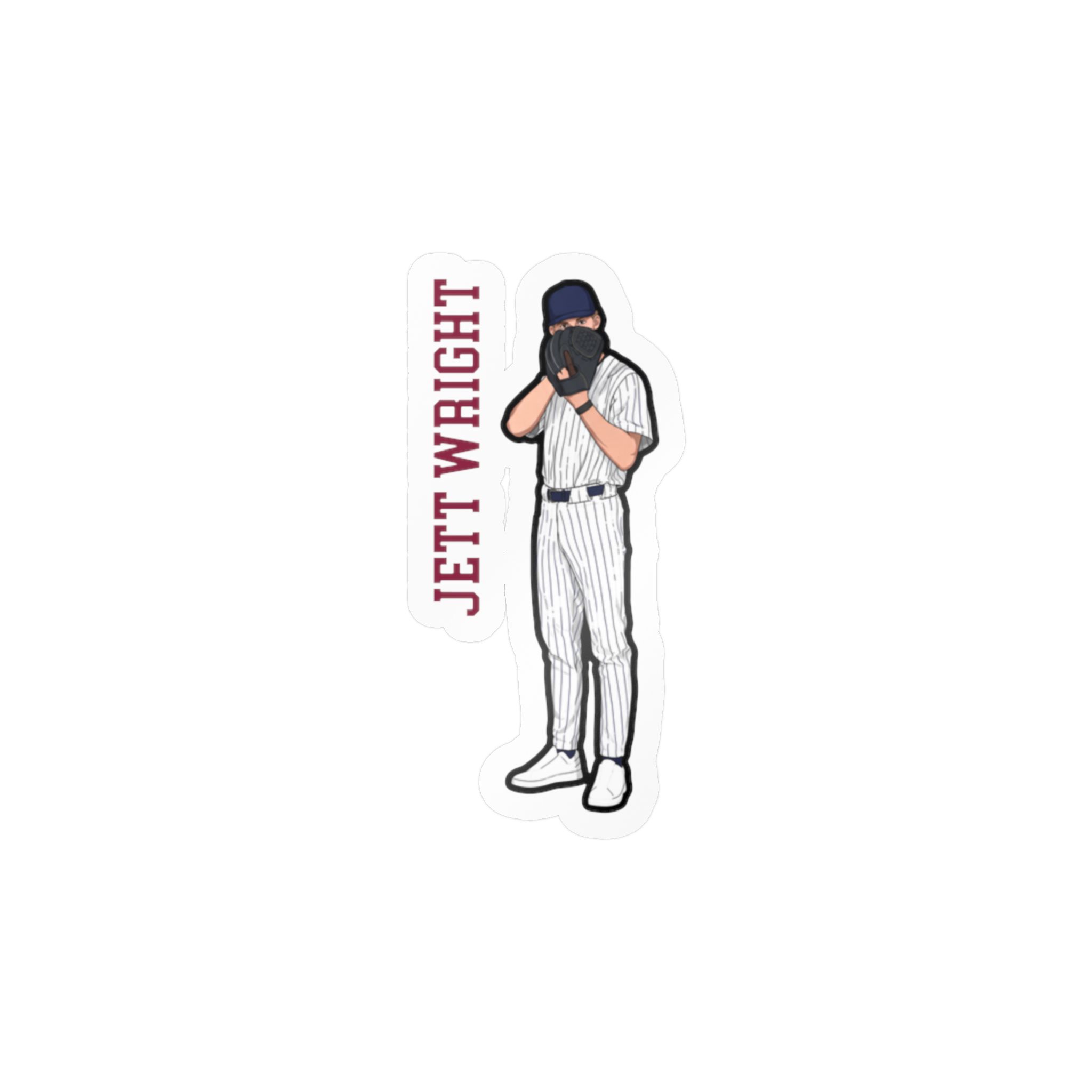 Vinyl Sticker — character_name_vertical in Classic