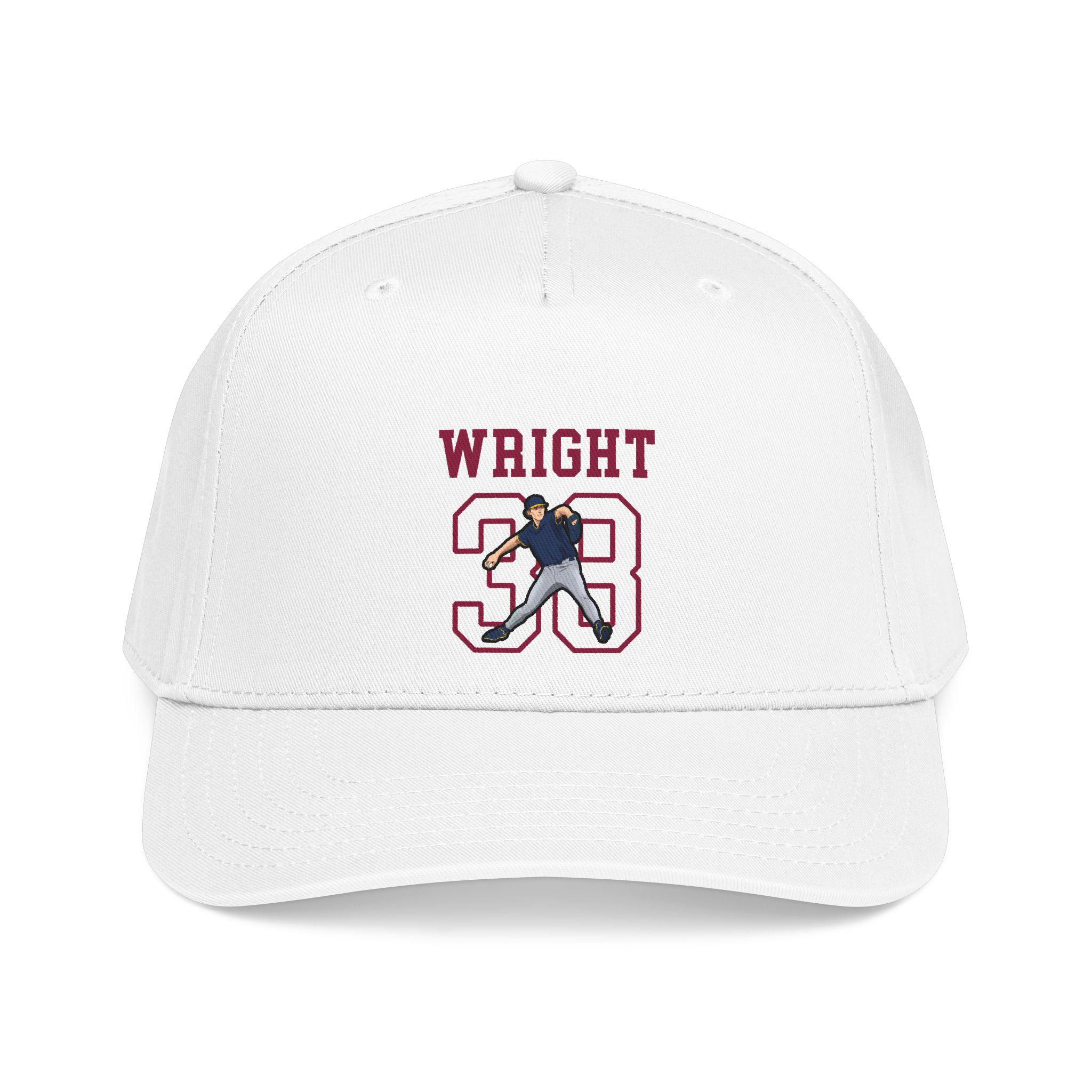 Baseball Cap — character_shirsey in White