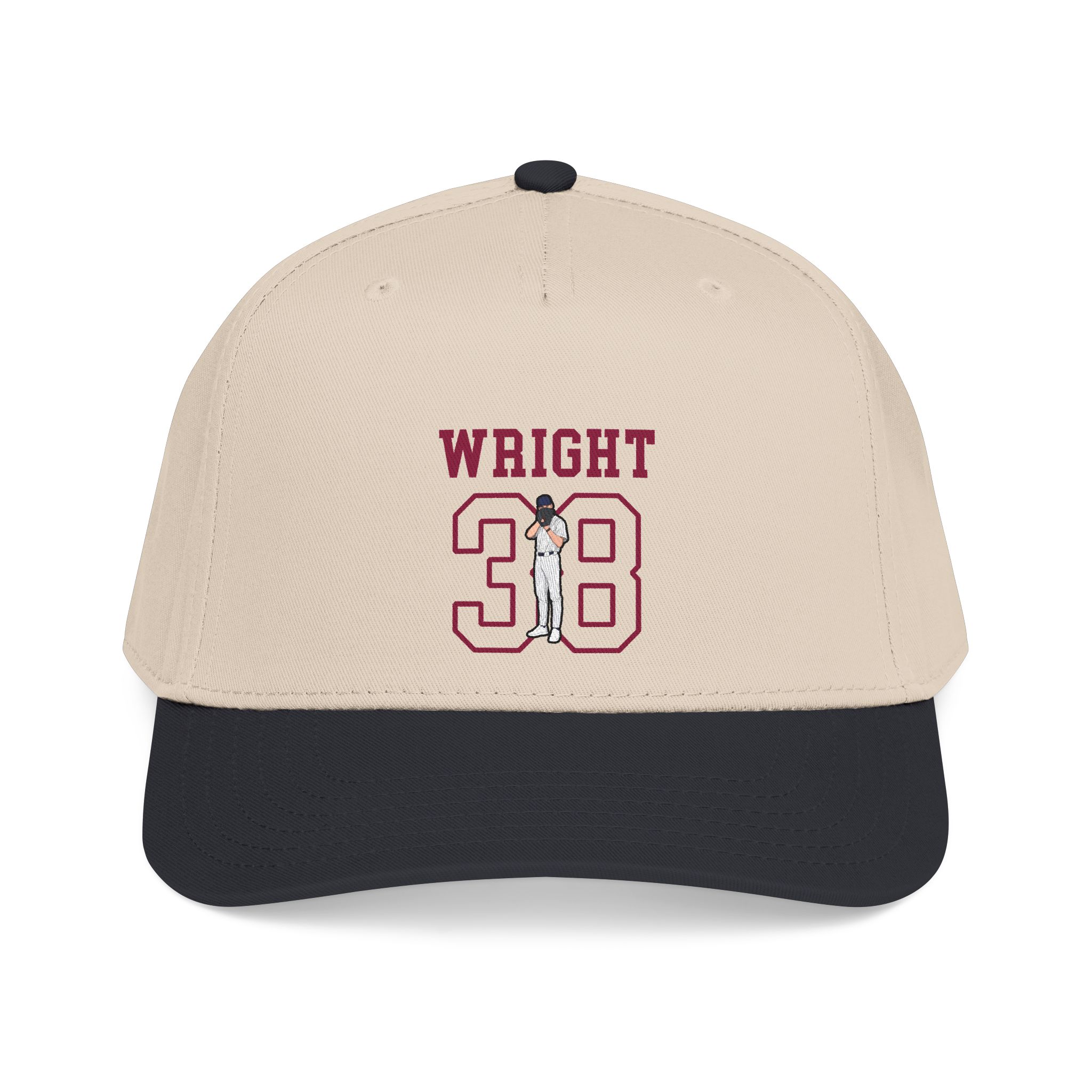 Baseball Cap — character_shirsey in Black / Natural