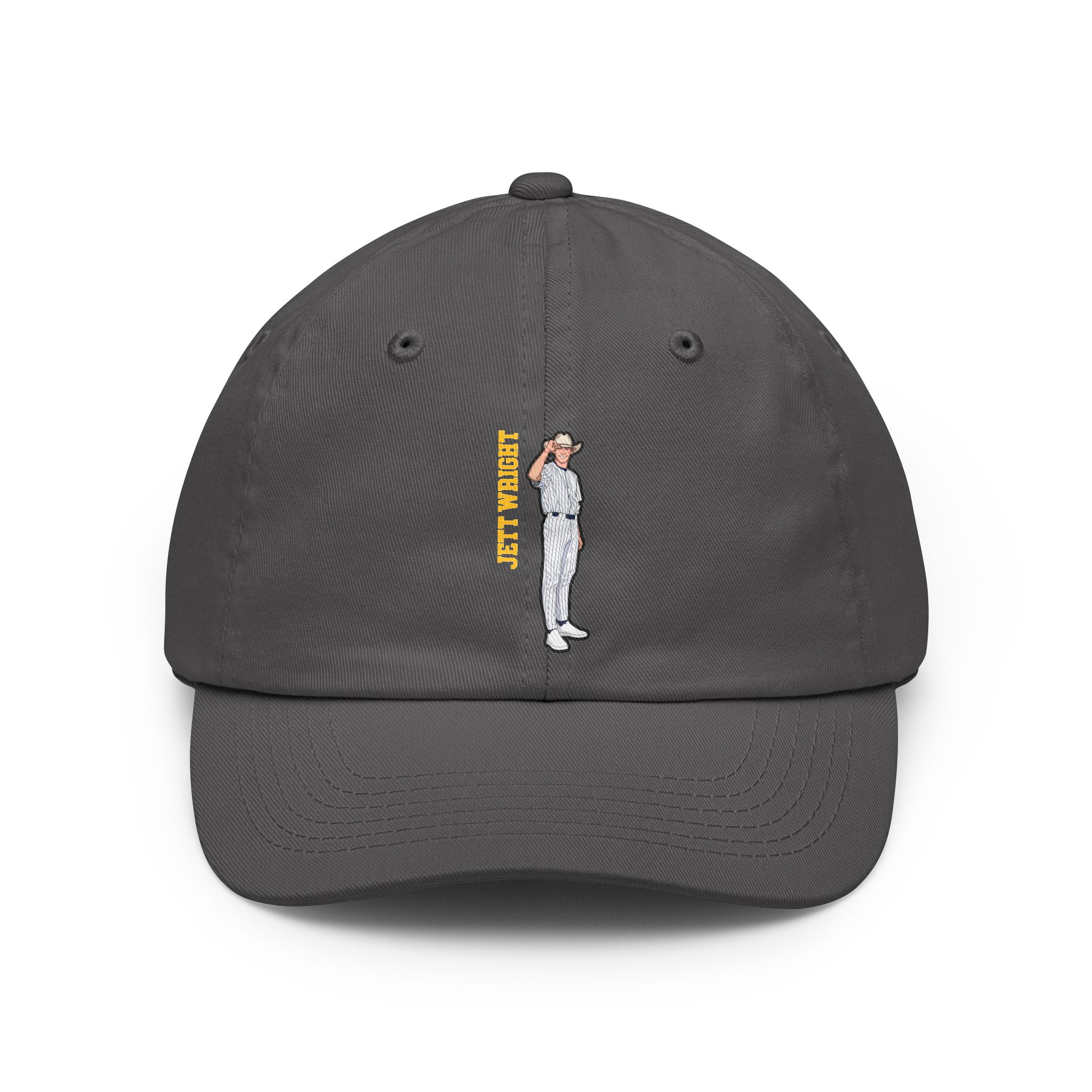 Classic Cap — character_name_vertical in Grey
