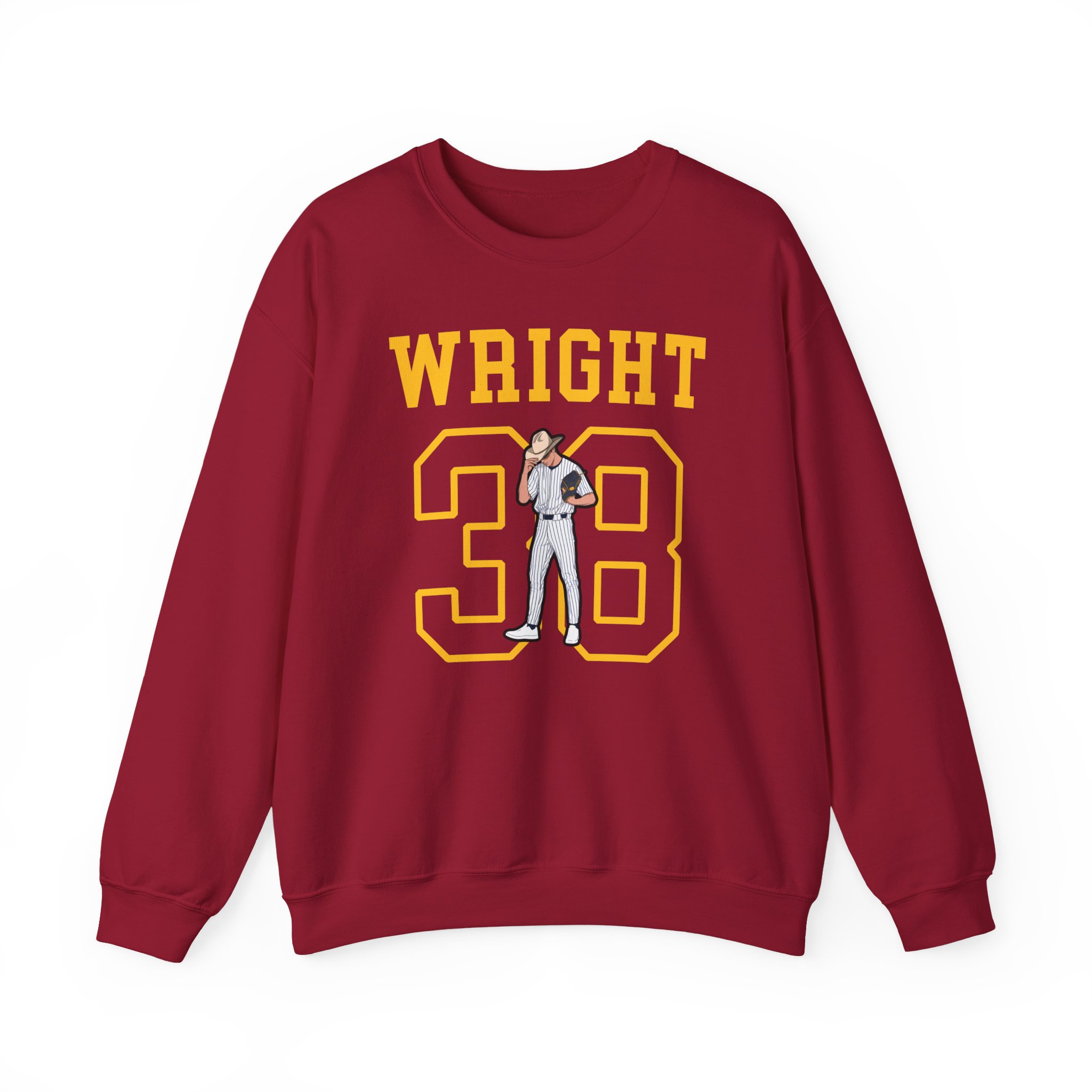 Crewneck Sweatshirt — character_shirsey in Cardinal