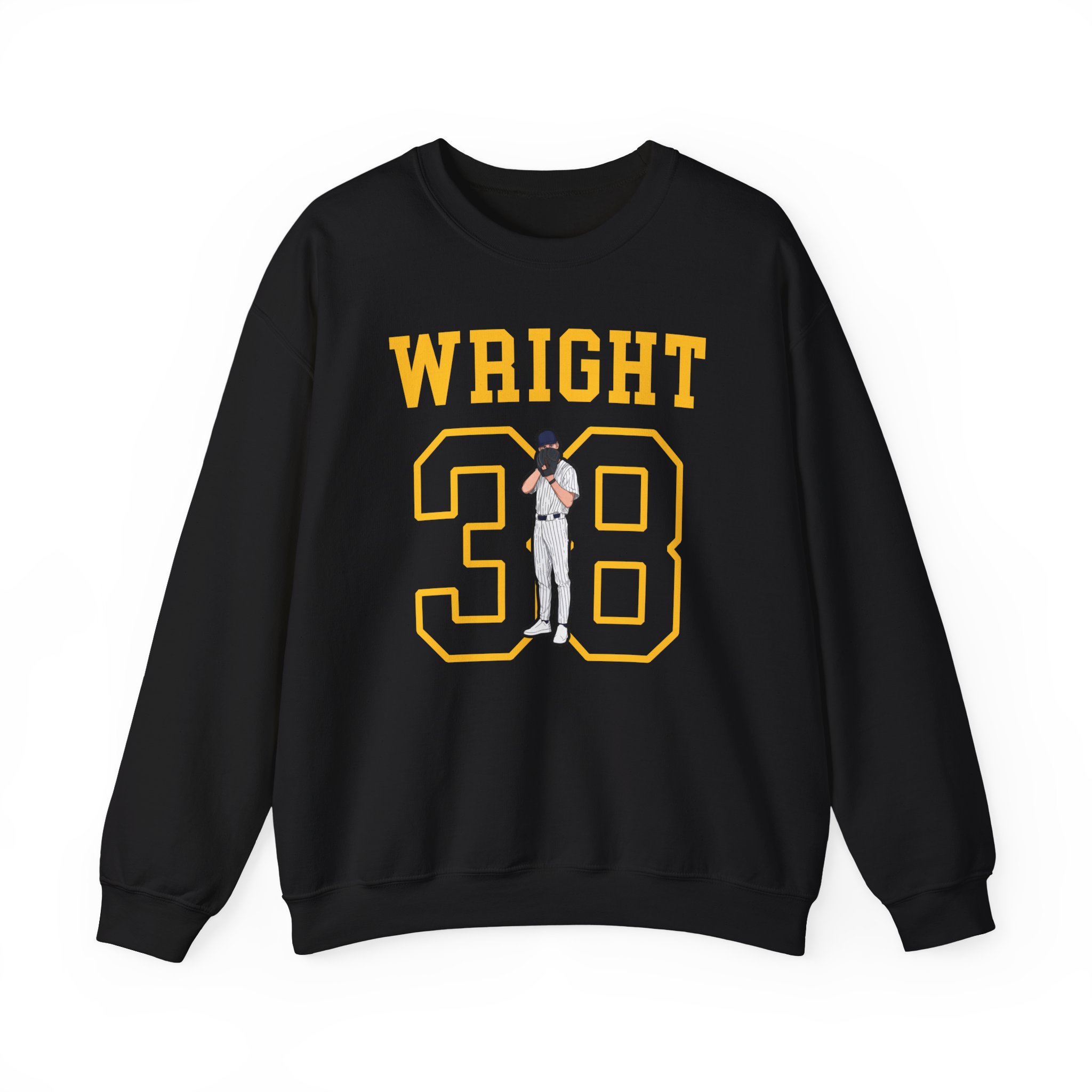 Crewneck Sweatshirt — character_shirsey in Black