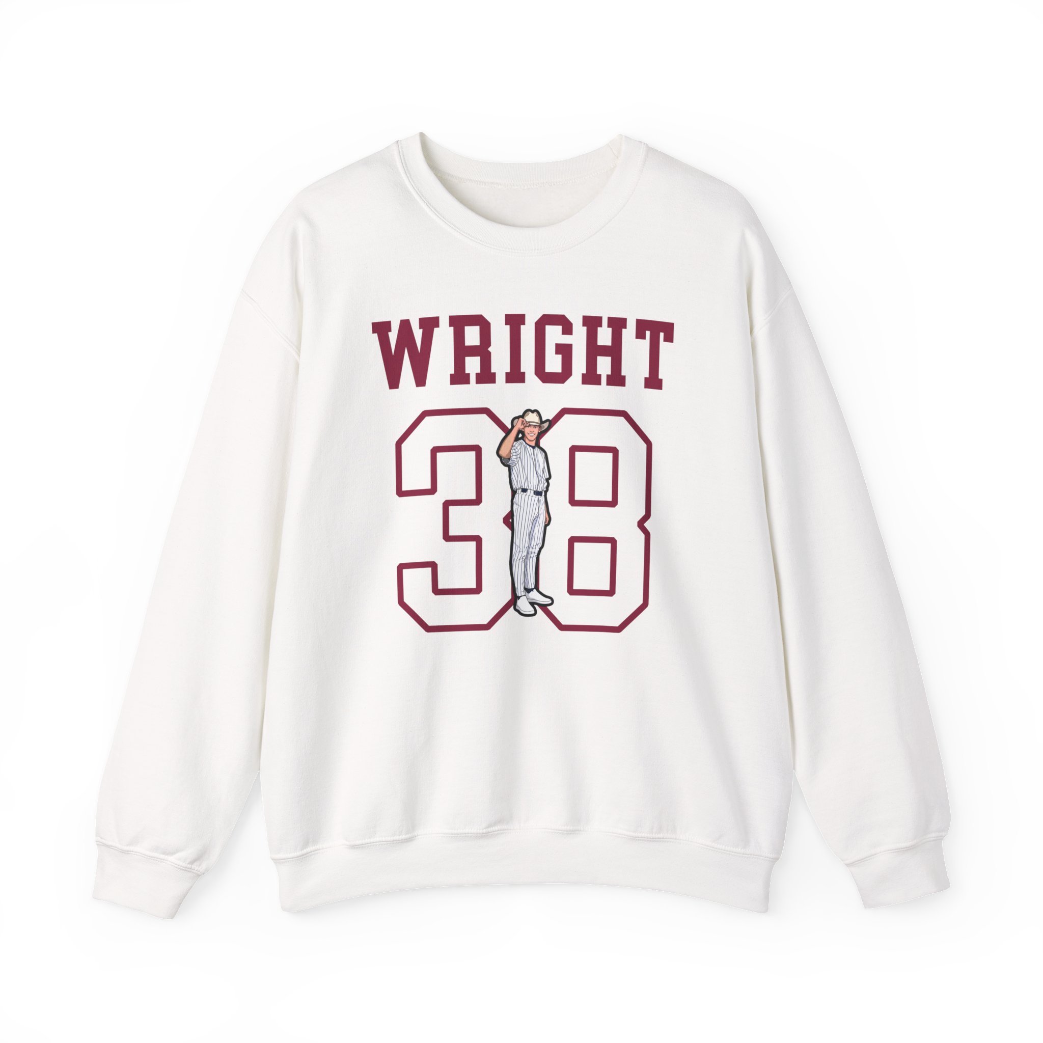 Crewneck Sweatshirt — character_shirsey in White