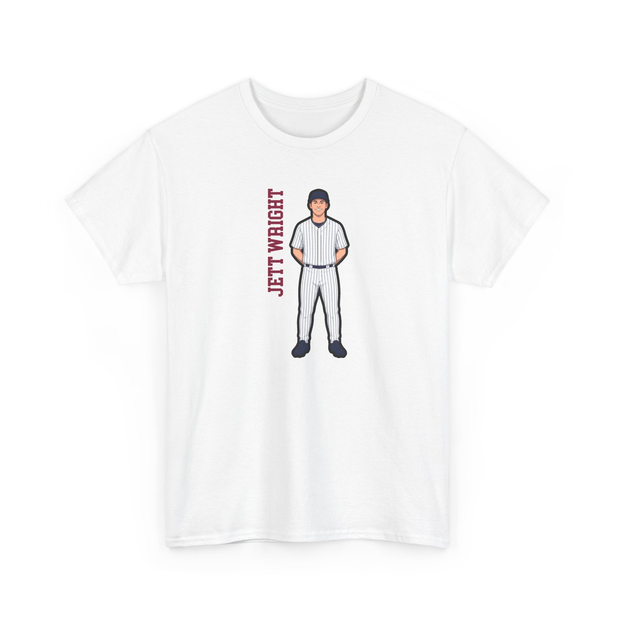 Tee — character_name_vertical in White