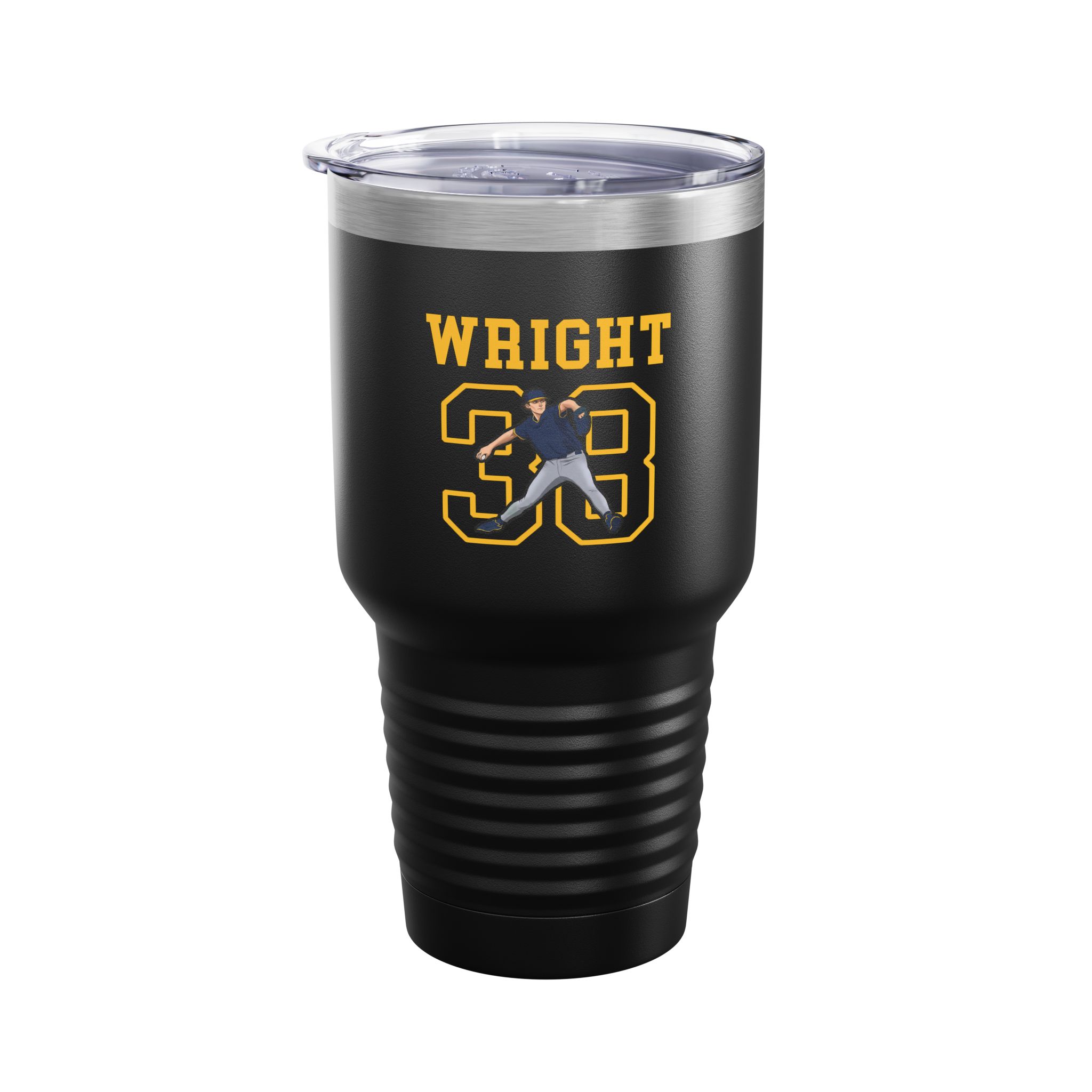 30oz Tumbler — character_shirsey in Black