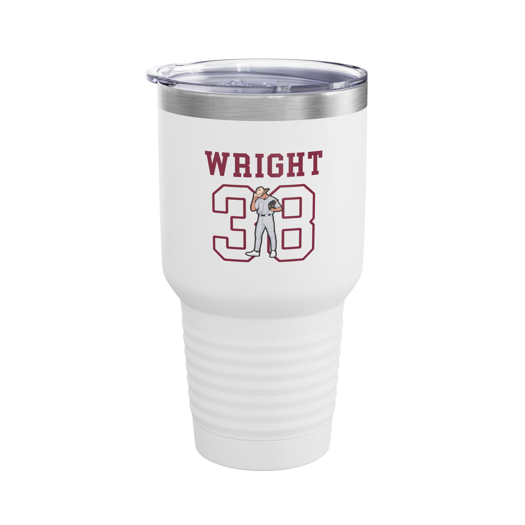 30oz Tumbler — character_shirsey in White