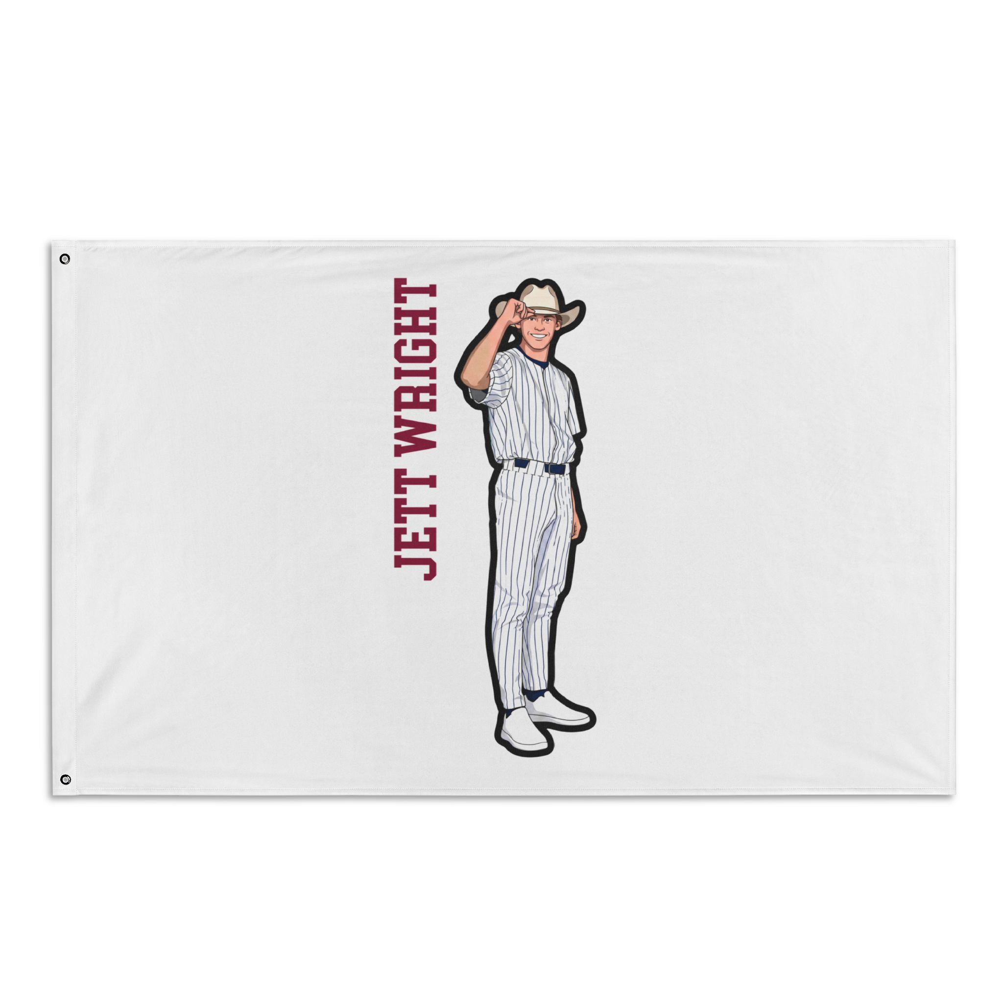 Flag (35 × 56 in) — character_name_vertical in Classic