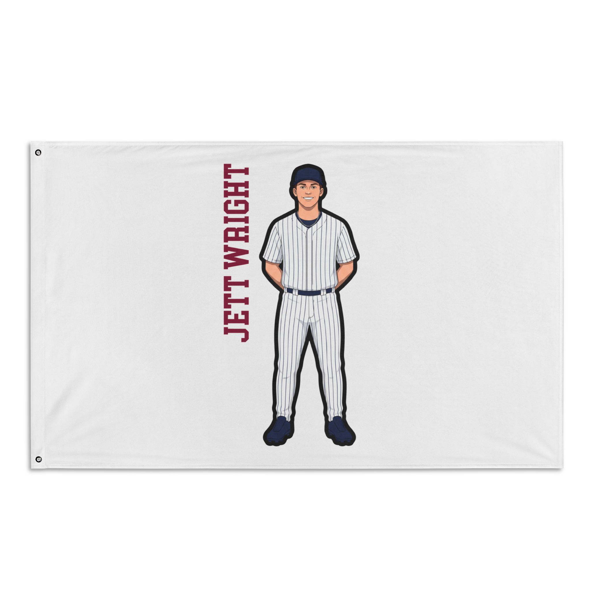 Flag (35 × 56 in) — character_name_vertical in Classic