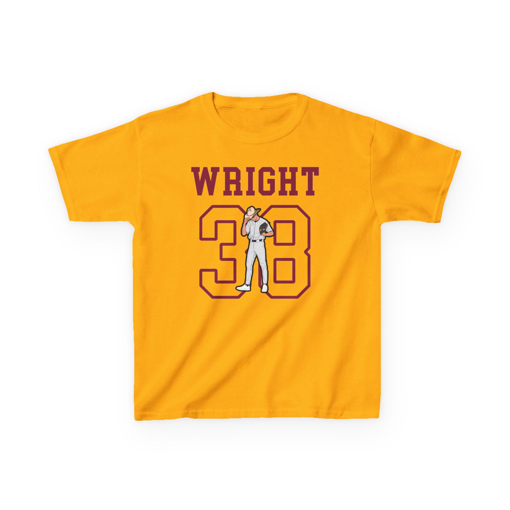 Youth Tee — character_shirsey in Gold