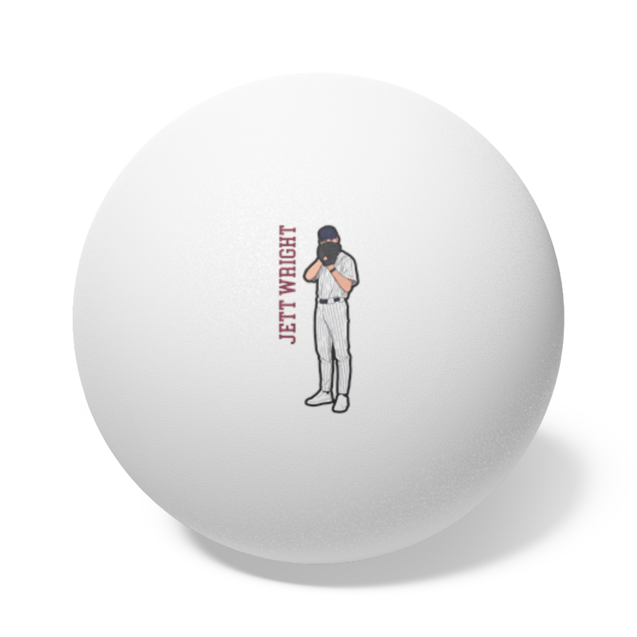 Ping Pong Balls, 6 pcs — character_name_vertical in White