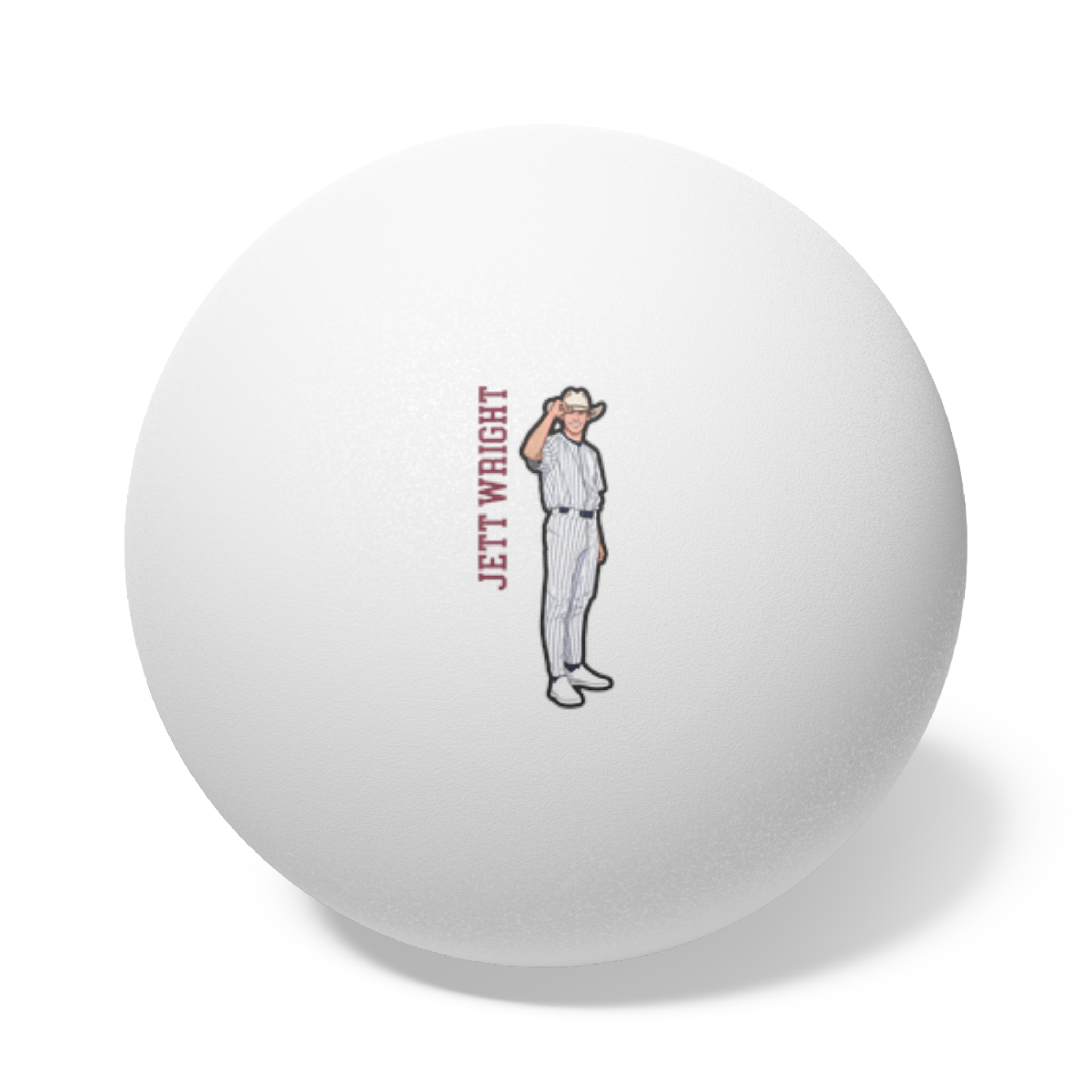 Ping Pong Balls, 6 pcs — character_name_vertical in White