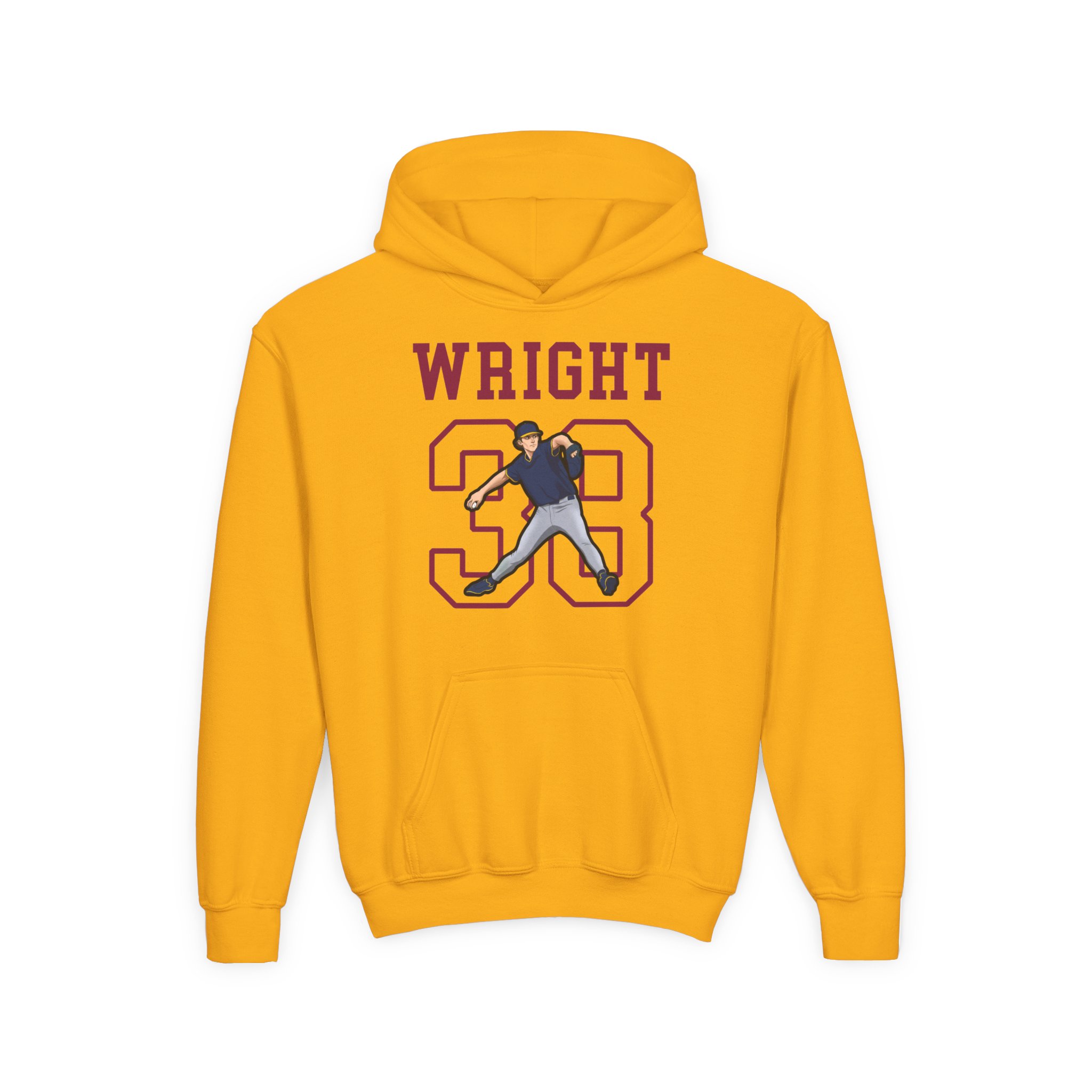 Youth Hoodie — character_shirsey in Gold