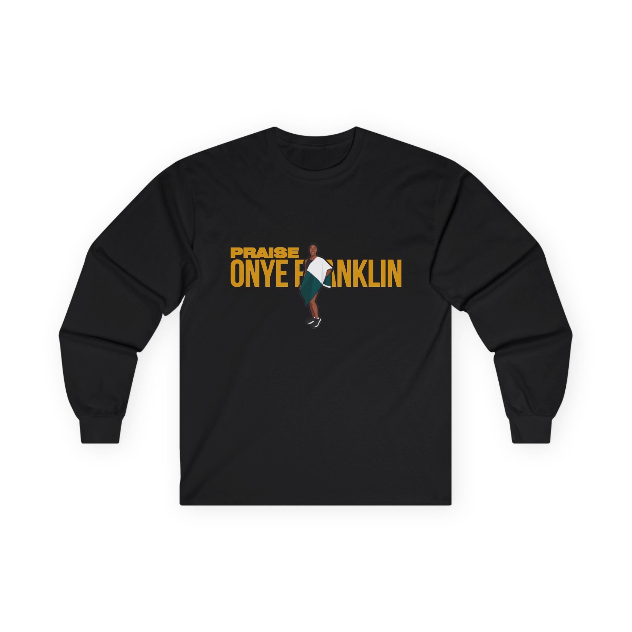 Long Sleeve Tee — character_player_name in Black