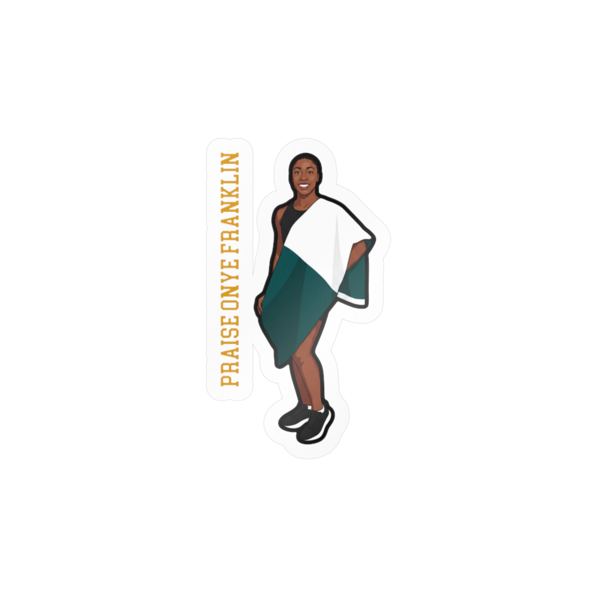 Vinyl Sticker — character_name_vertical in Classic