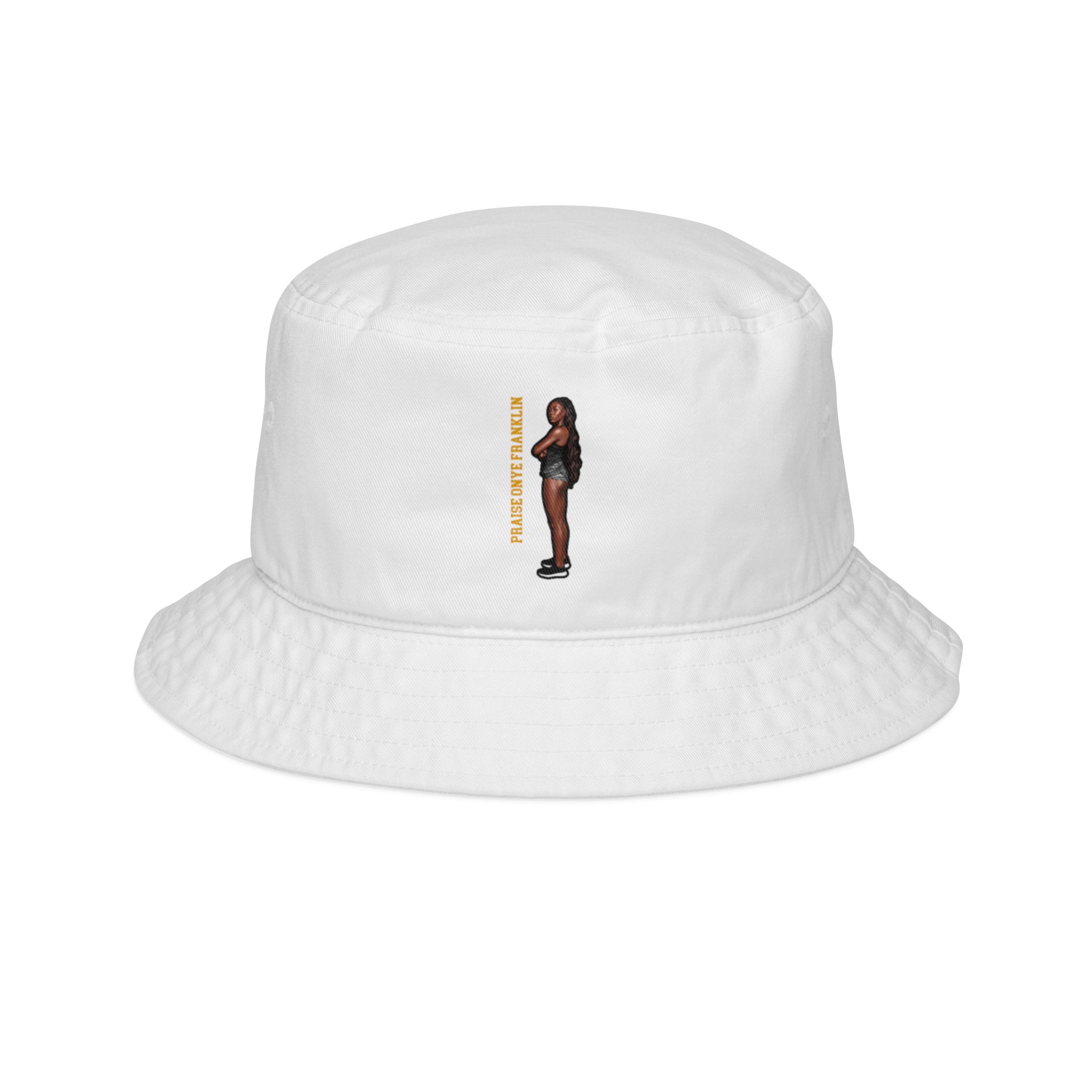 Bucket Hat — character_name_vertical in White