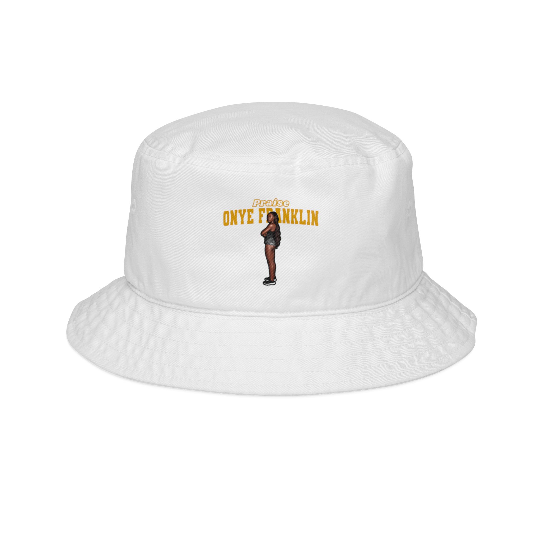 Bucket Hat — character_name_arch in White