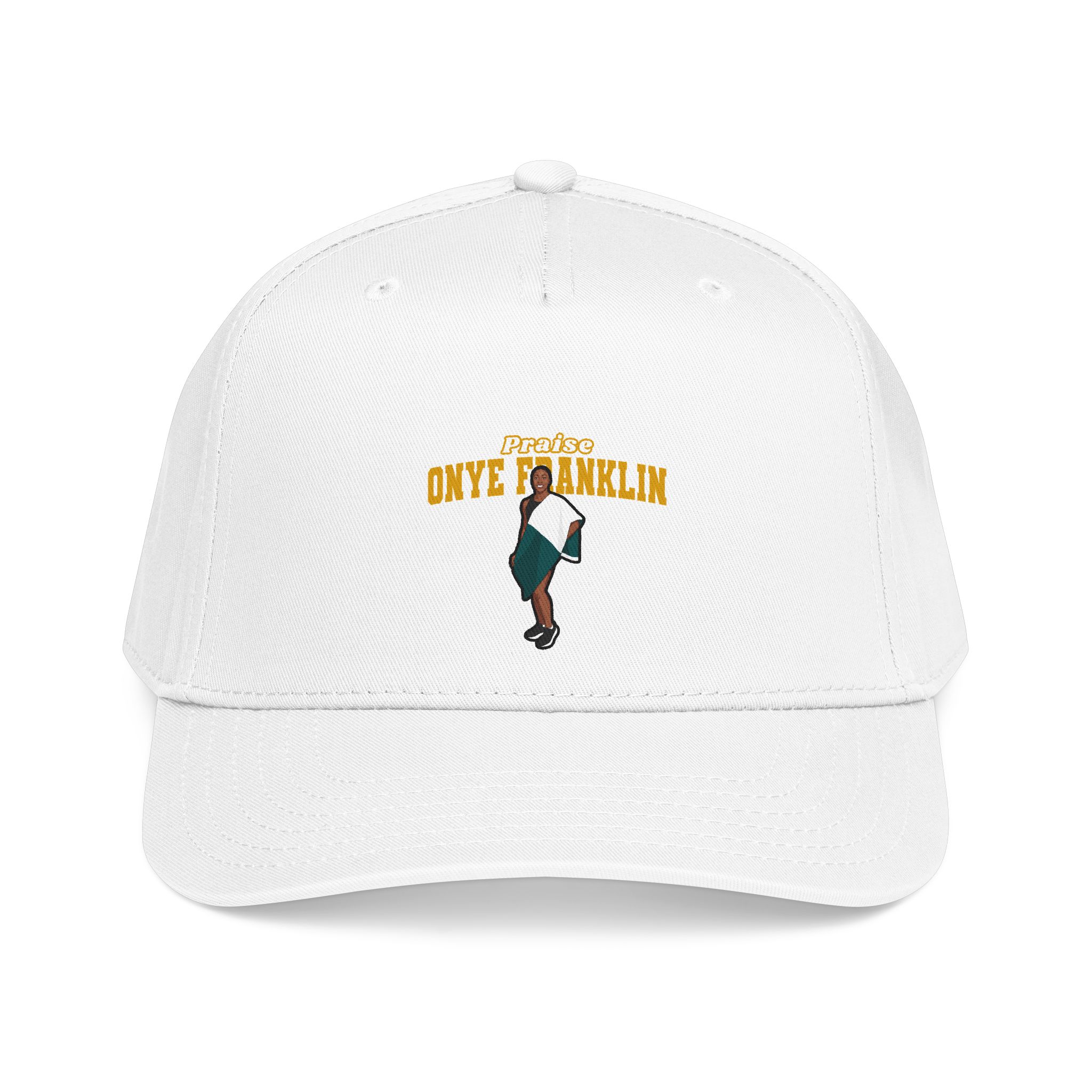 Baseball Cap — character_name_arch in White