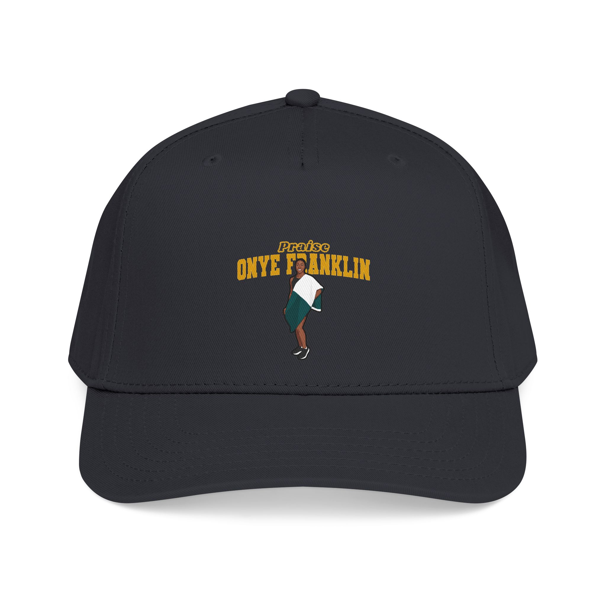 Baseball Cap — character_name_arch in Black